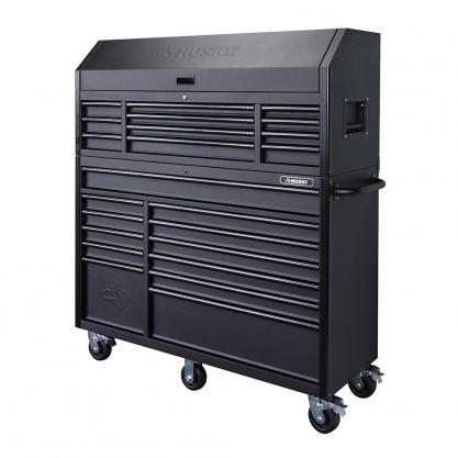 Heavy-Duty 56 In. W 23-Drawer, Deep Combination Tool Chest And Rolling Cabinet Set In Matte Black