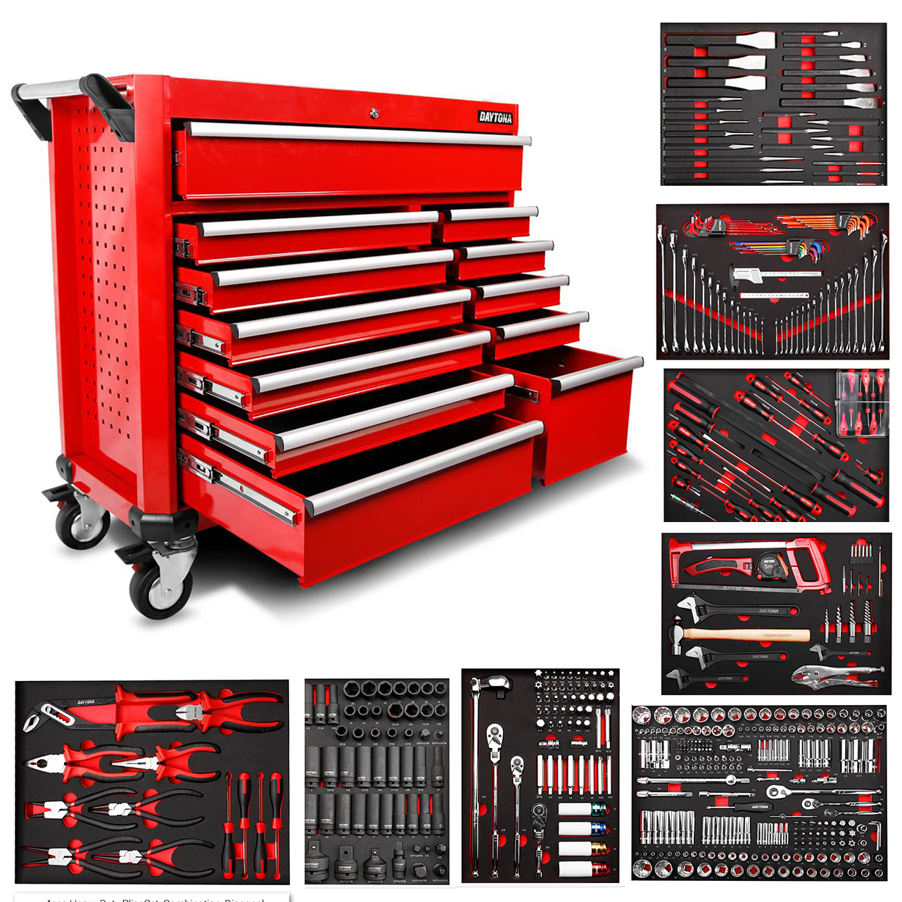 Daytona 655 Piece Mechanical Tool Set with 43