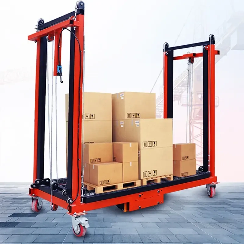 🔥 Multiple Models Foldable Electric Scaffolding Lift Platform(🔥Loads Up To 500KG!)