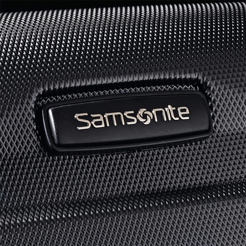 Samsonite Omni PC Hardside Expandable Luggage with Spinner Wheels, Checked-Medium 24-Inch