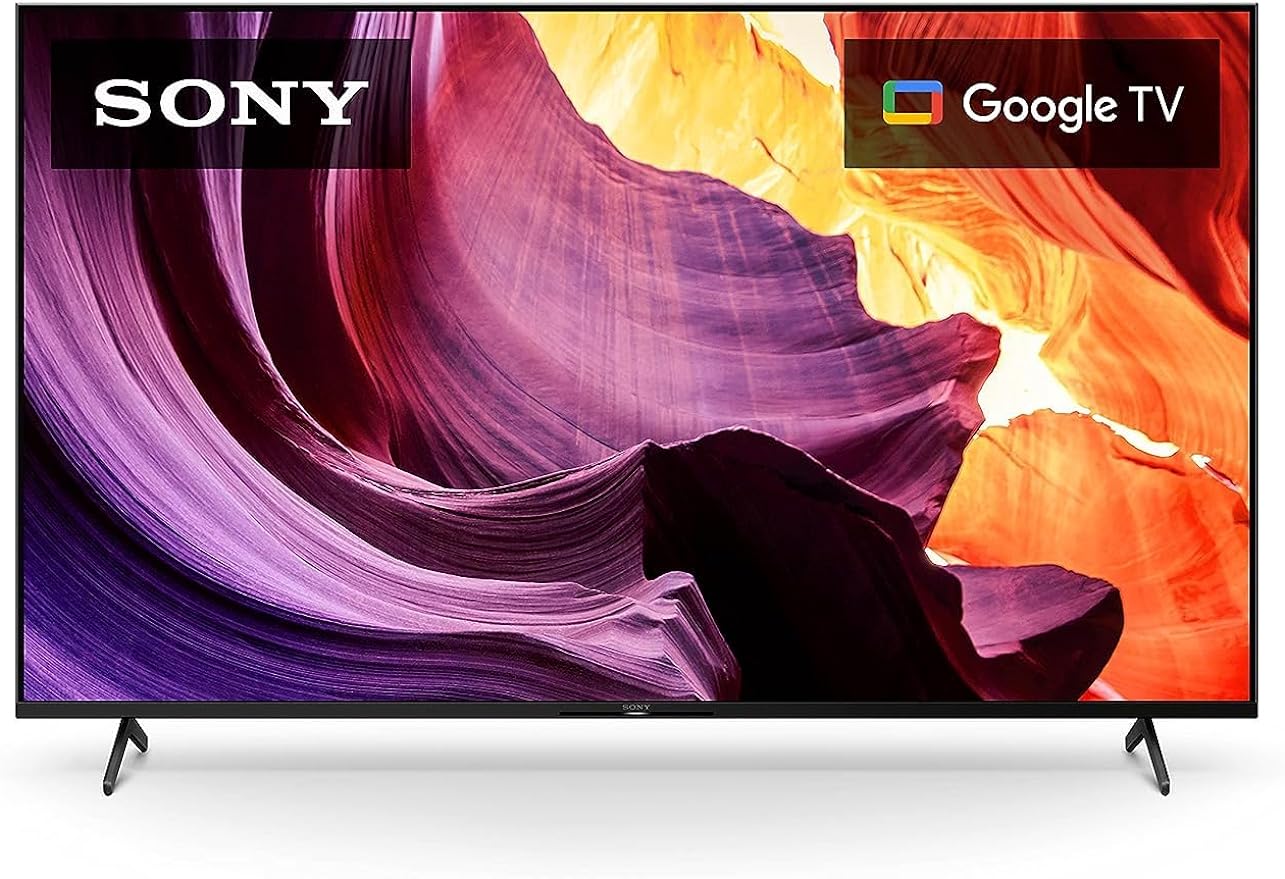 Sony 55 Inch 4K Ultra HD TV X80K Series: LED Smart Google TV with Dolby Vision HDR KD55X80K- Latest Model, Black