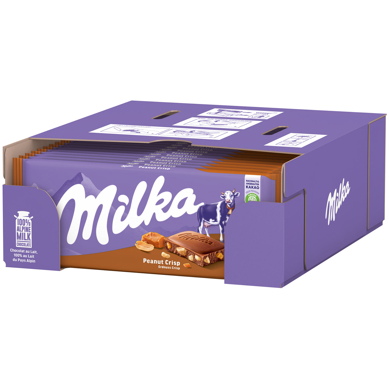 Milka Peanut Crisp 90g