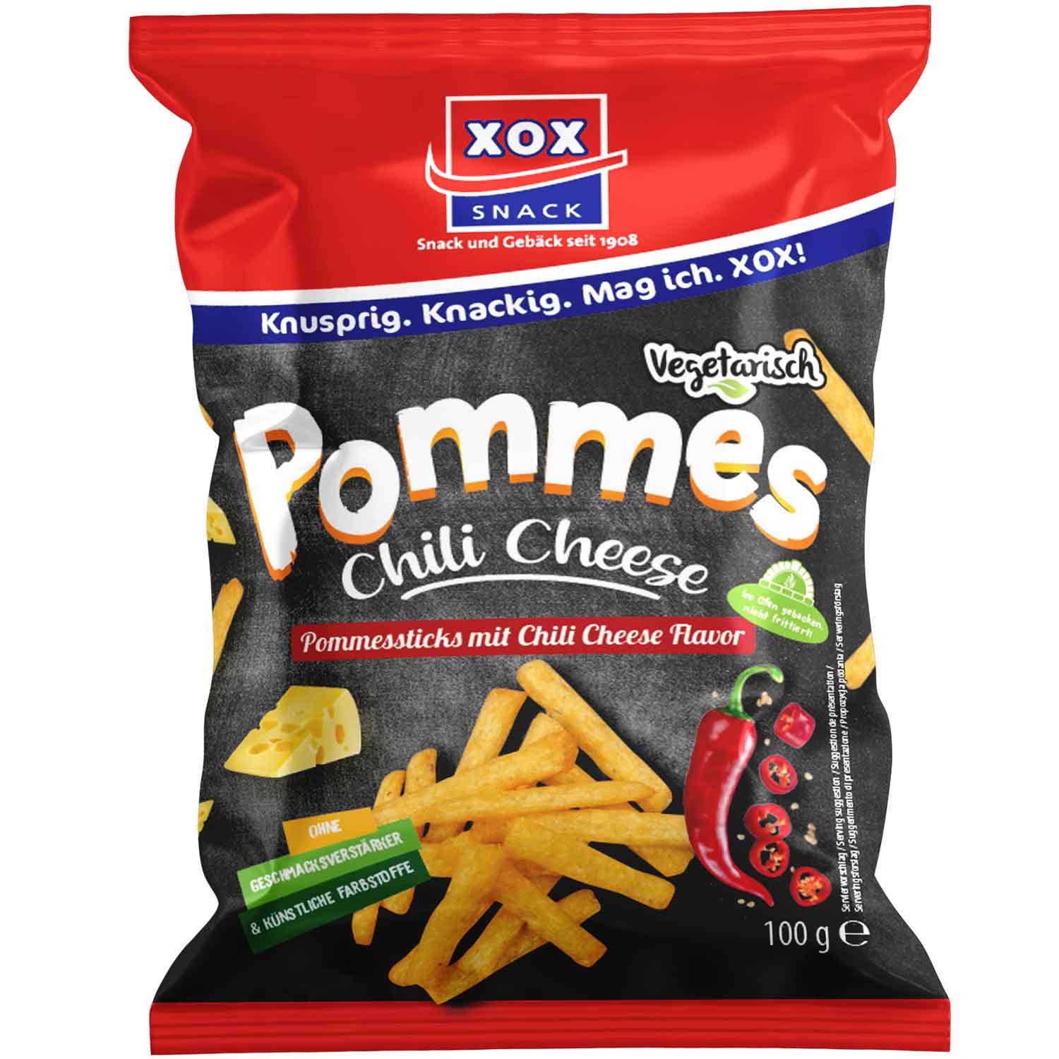 XOX Pommes Chili Cheese 100g
