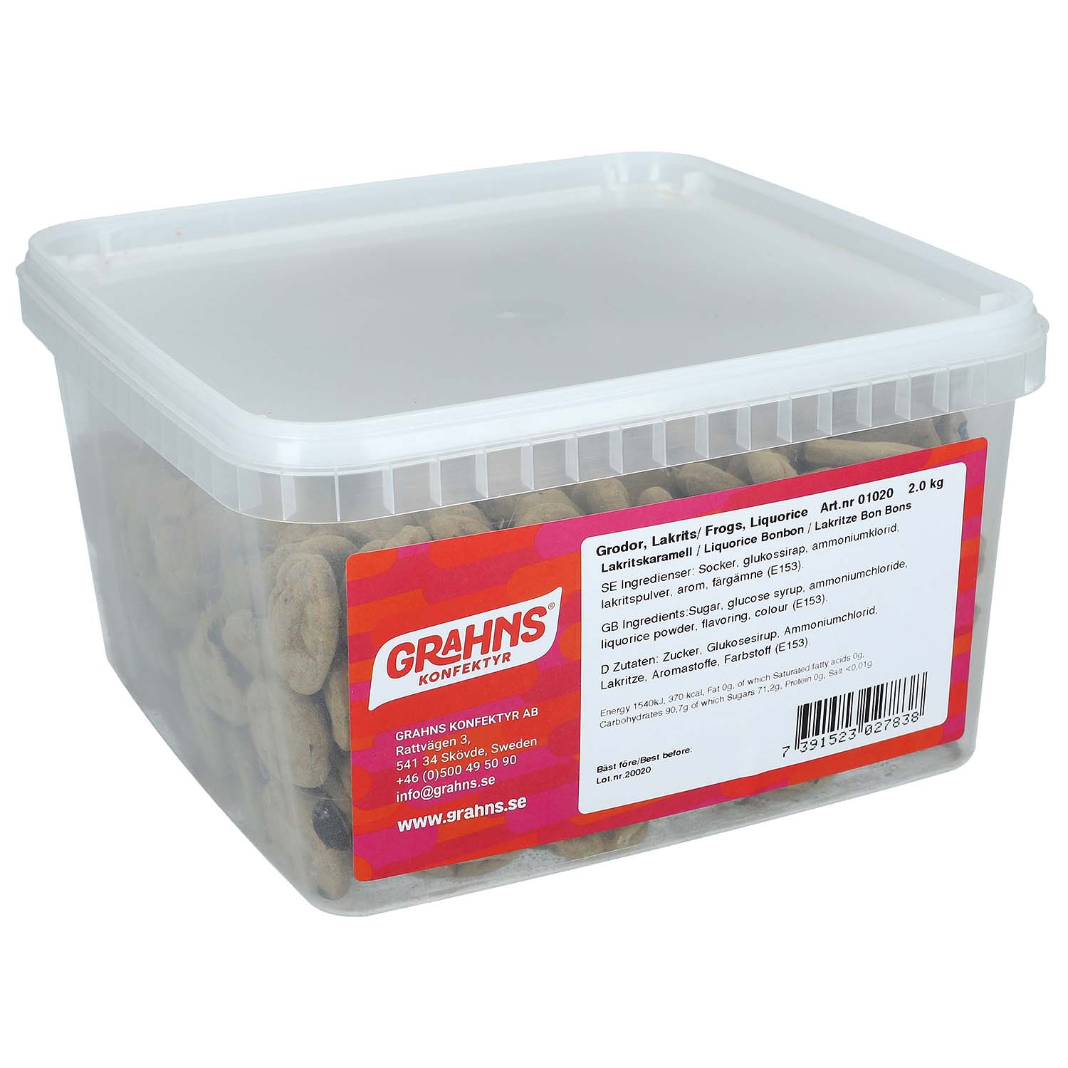 Grahns Lakritz Frösche 2kg