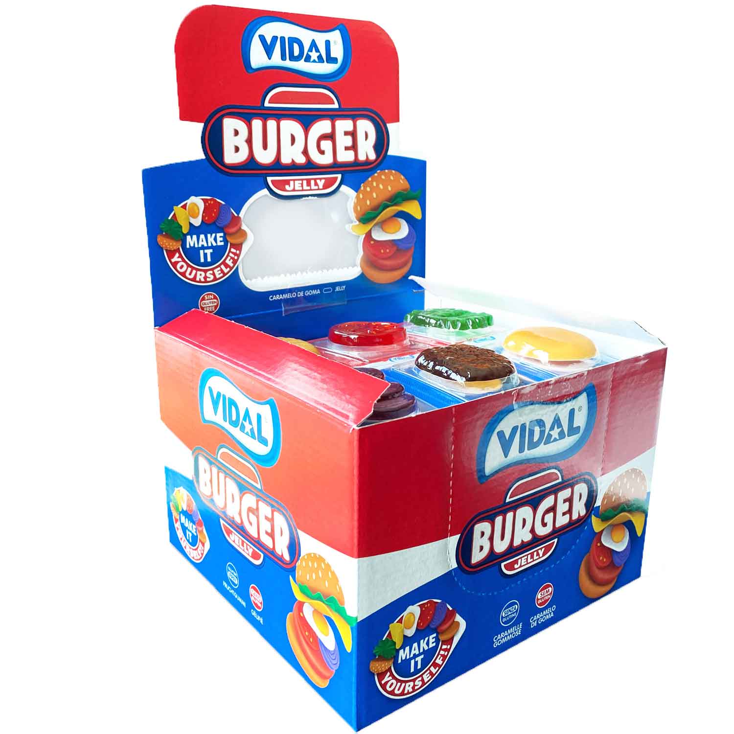 Vidal Burger Jelly 6x11g