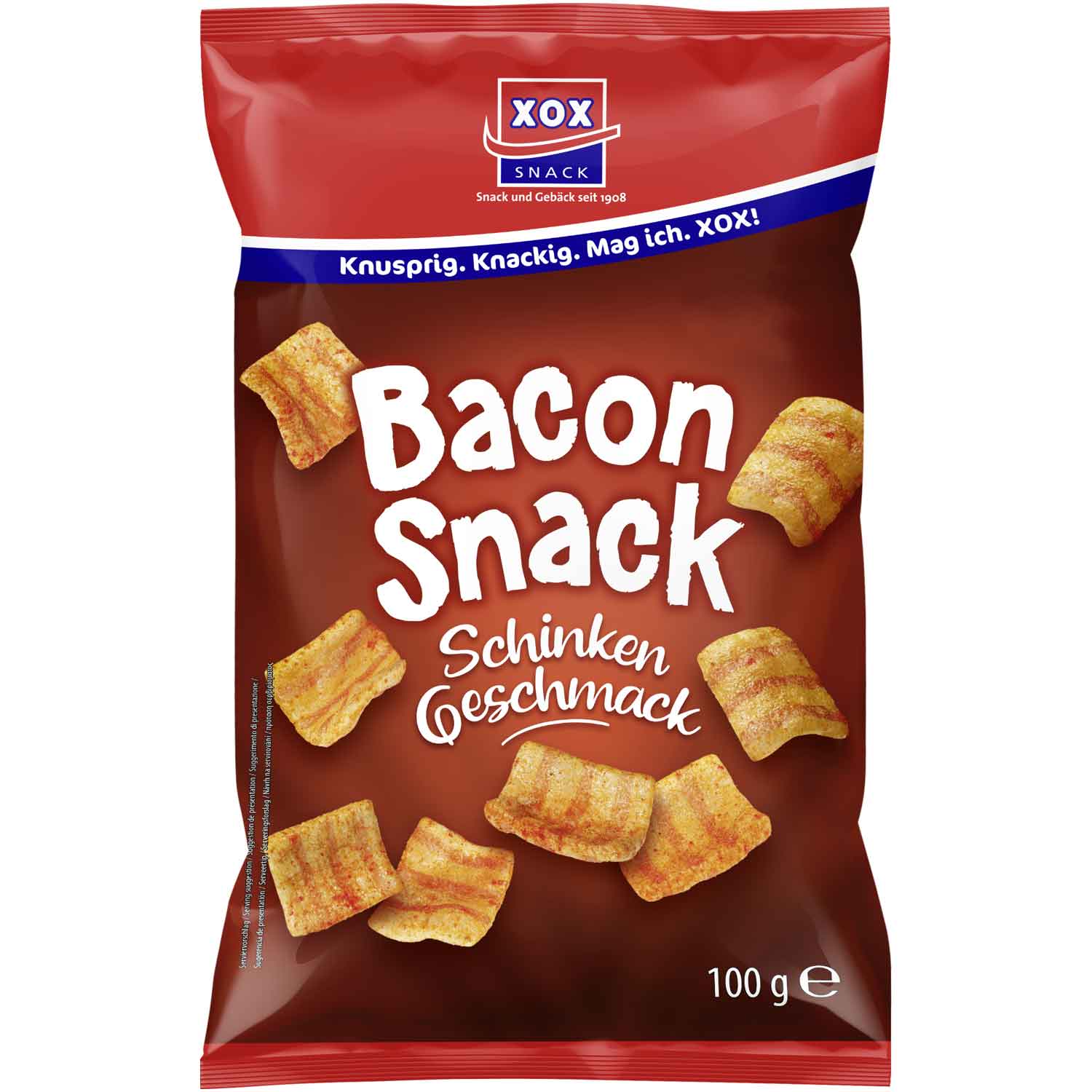 XOX Bacon Snack 100g