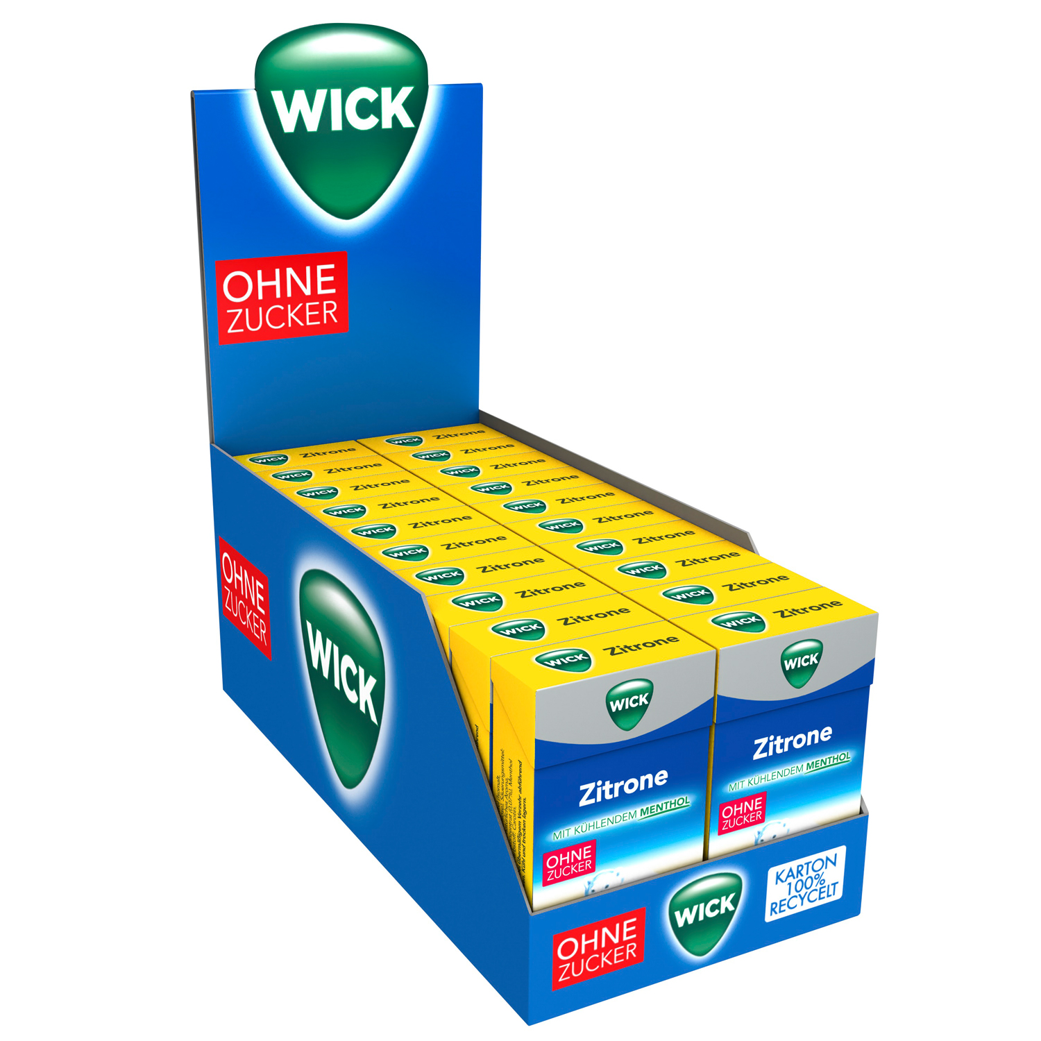 Wick Zitrone ohne Zucker 46g