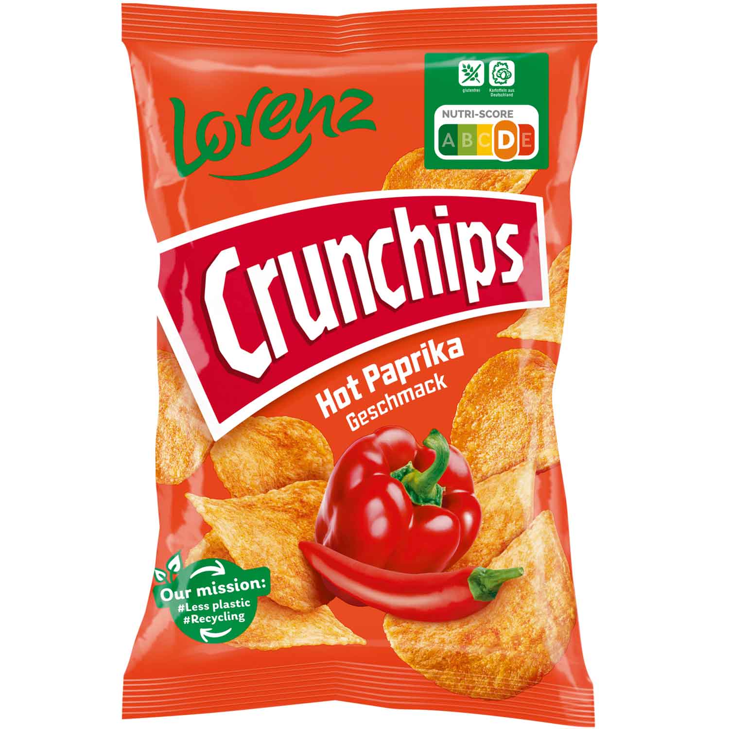 Crunchips Hot Paprika 150g