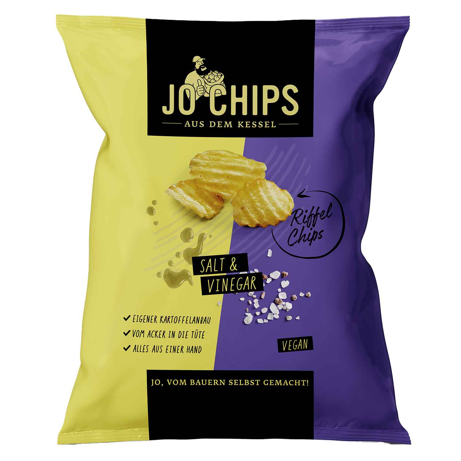Jo Chips Salt & Vinegar 120g