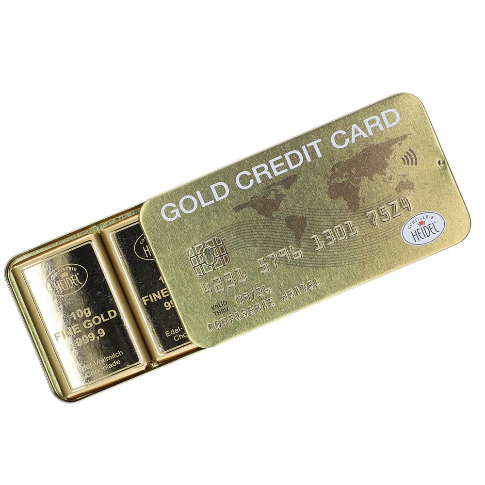 Heidel Gold-Kreditkarte 30g