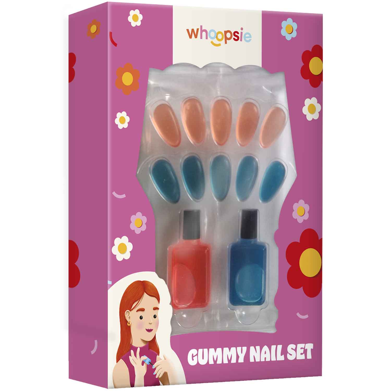 Whoopsie Gummy Nail Set 66g