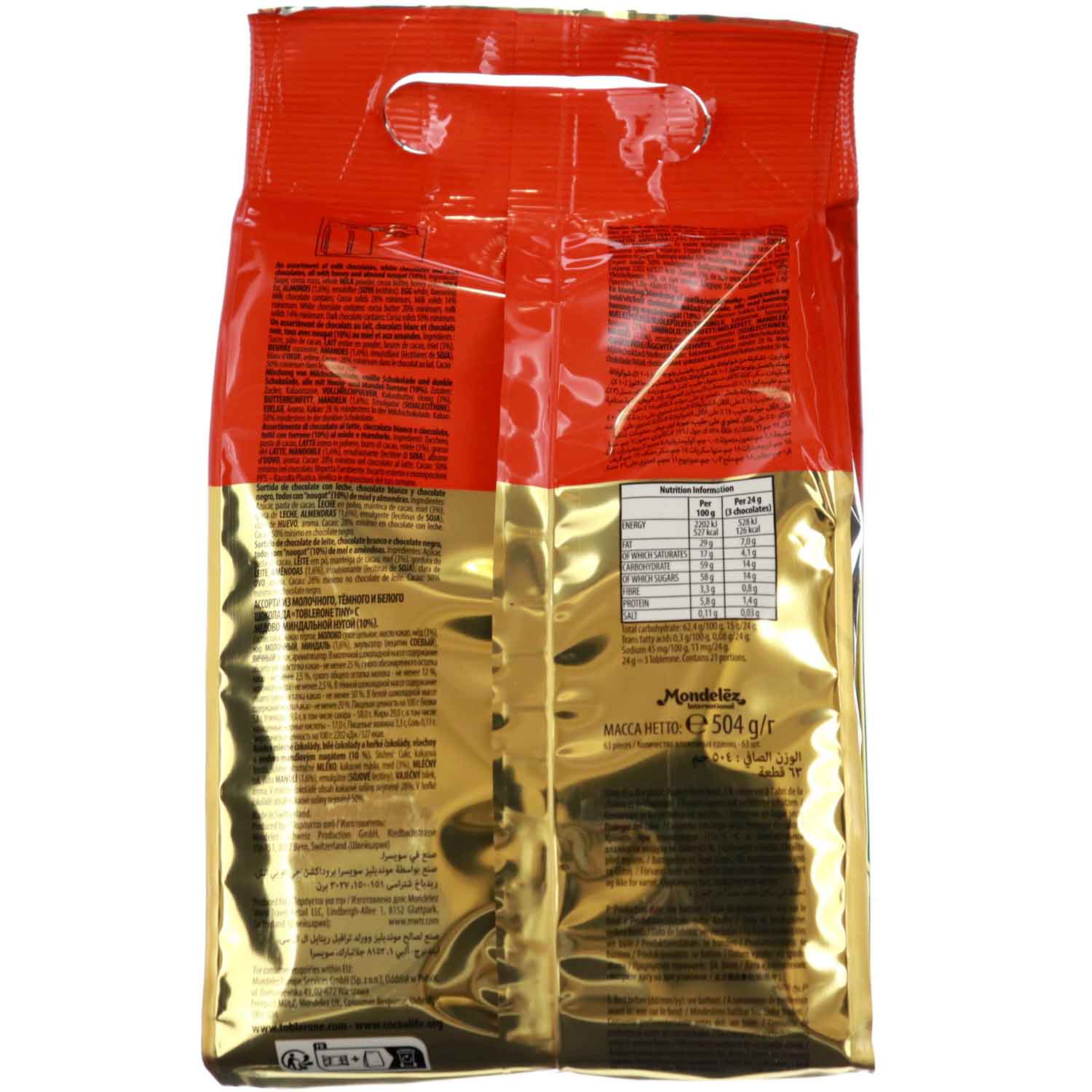 Toblerone Tiny Classic Mix 504g