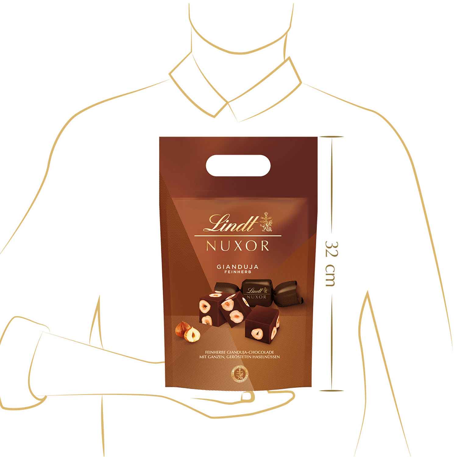 Lindt Nuxor Feinherb 700g