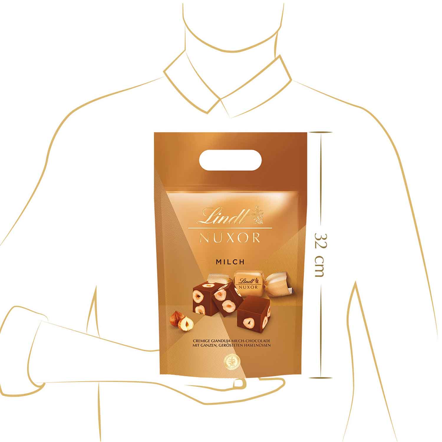 Lindt Nuxor Milch 700g