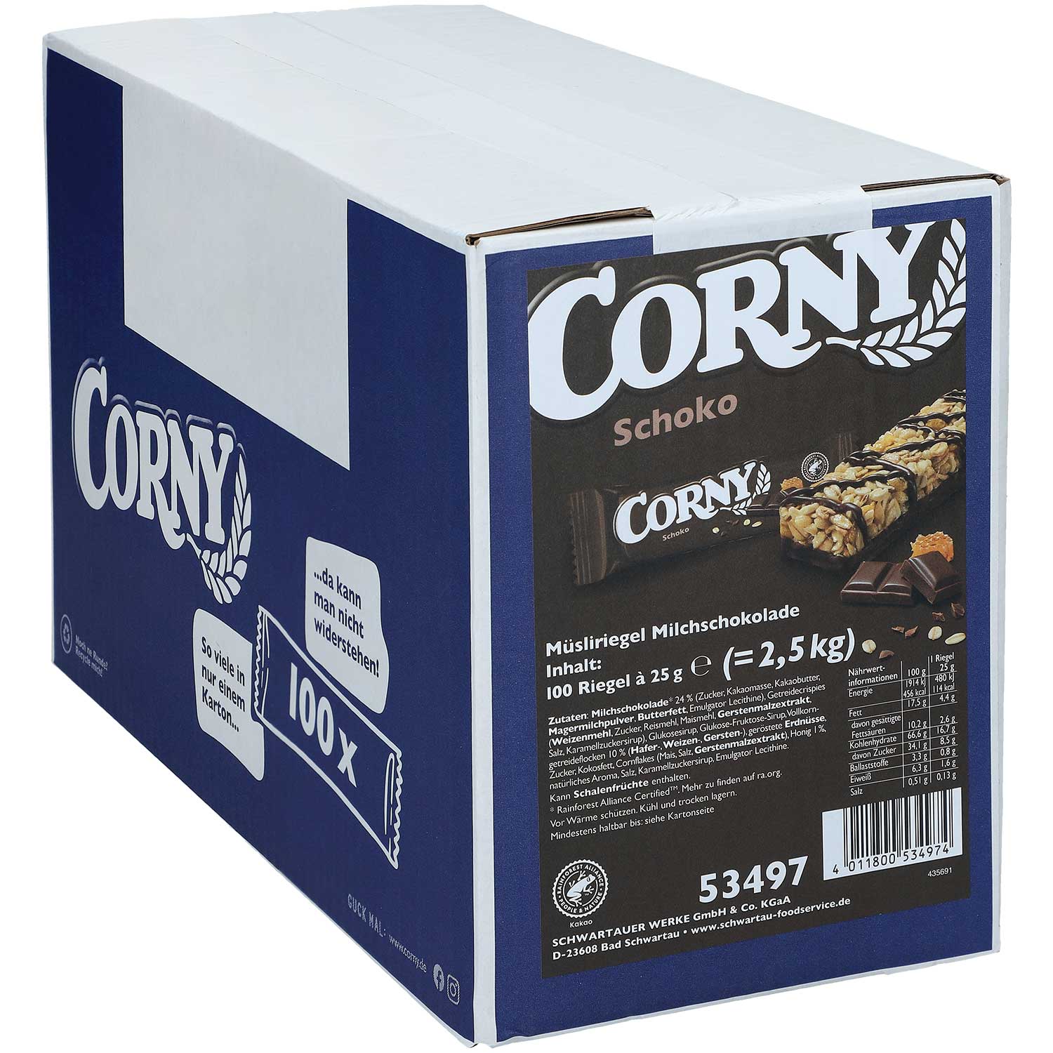 Corny Classic Schoko 100x25g