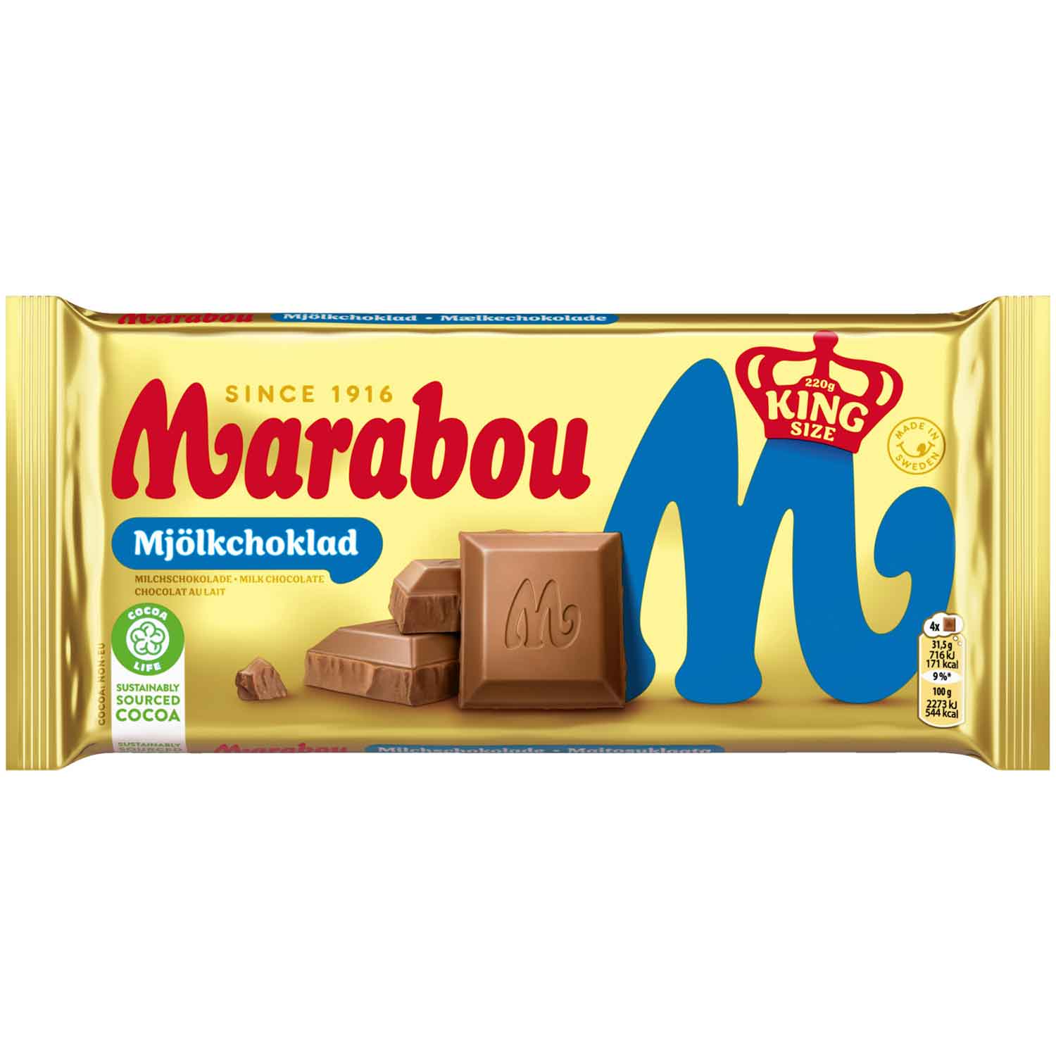 Marabou Mjölkchoklad 220g