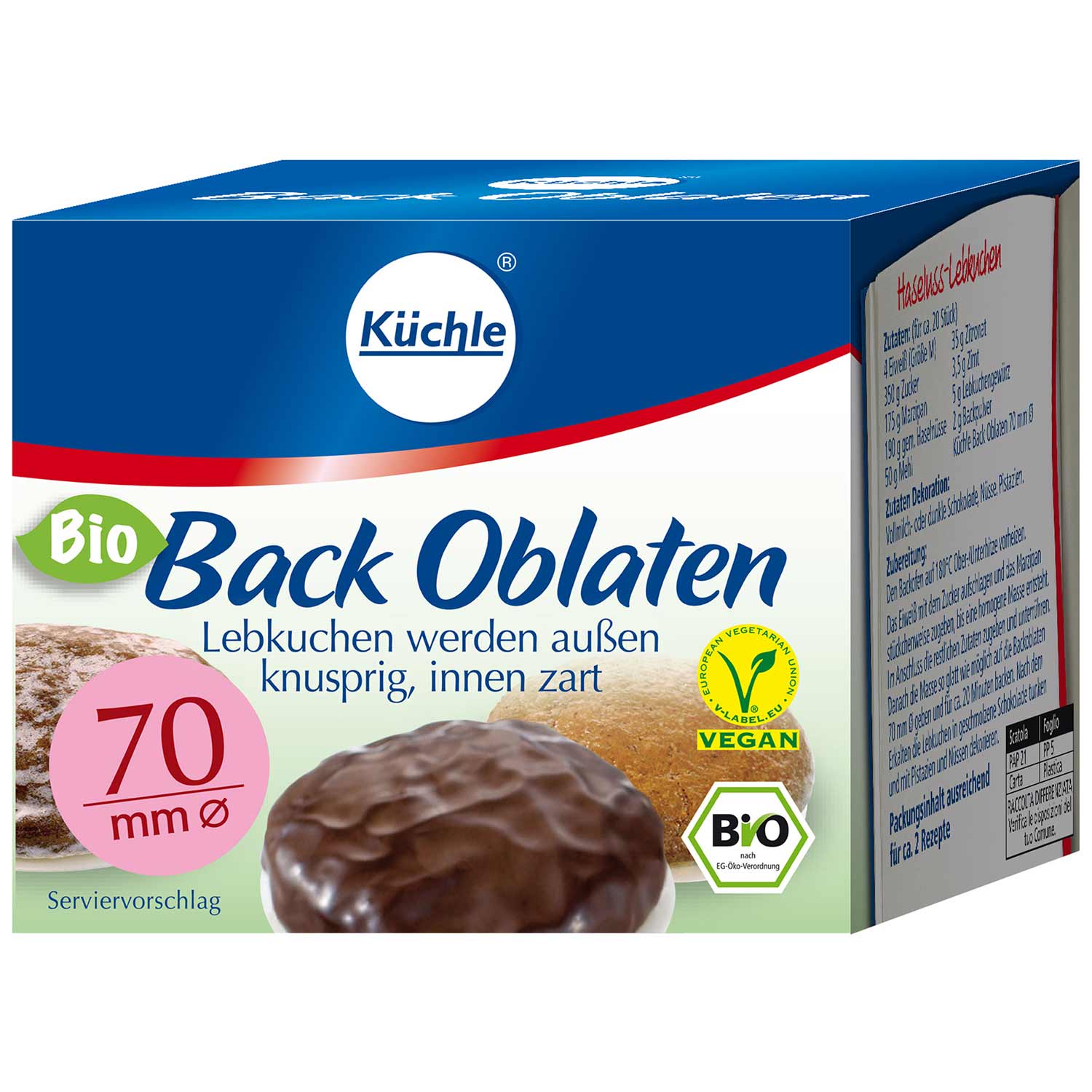 Küchle Back Oblaten Bio 70mm