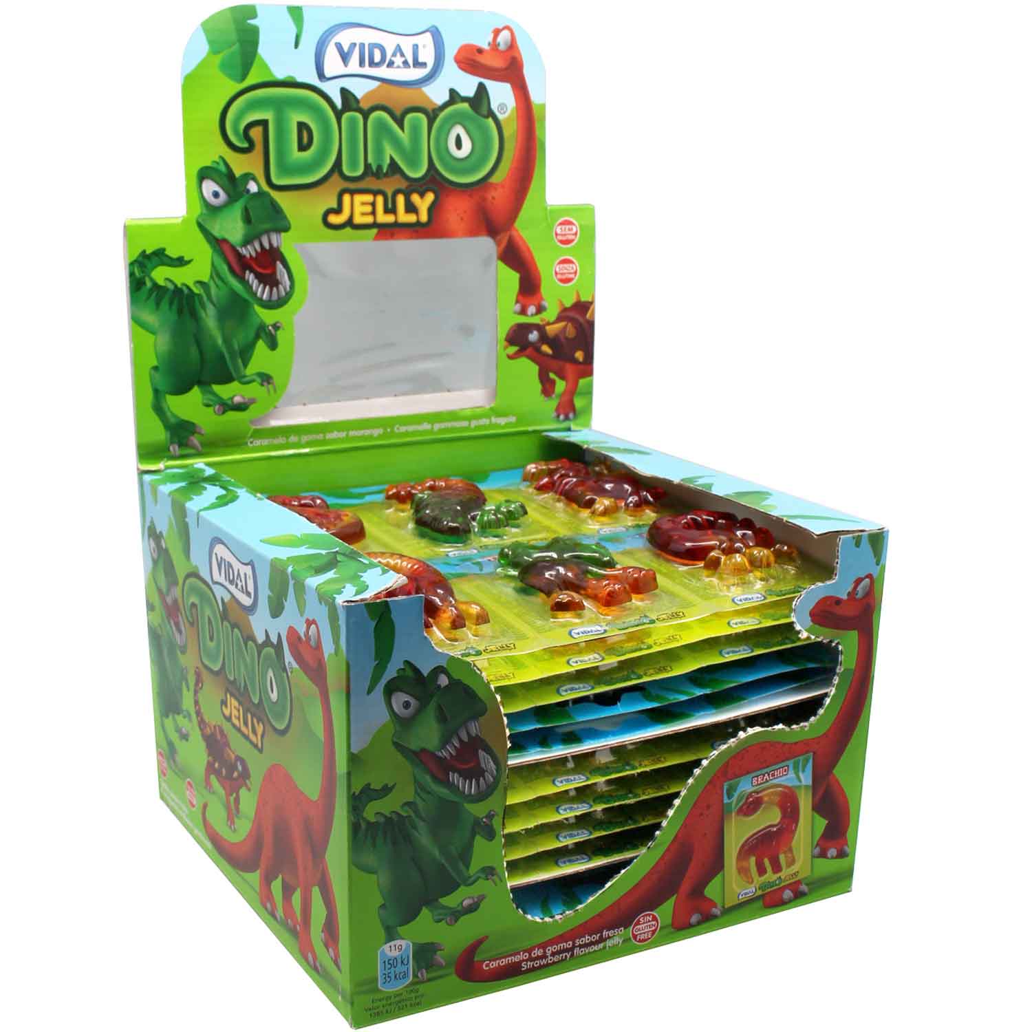 Vidal Dino Jelly 6x11g