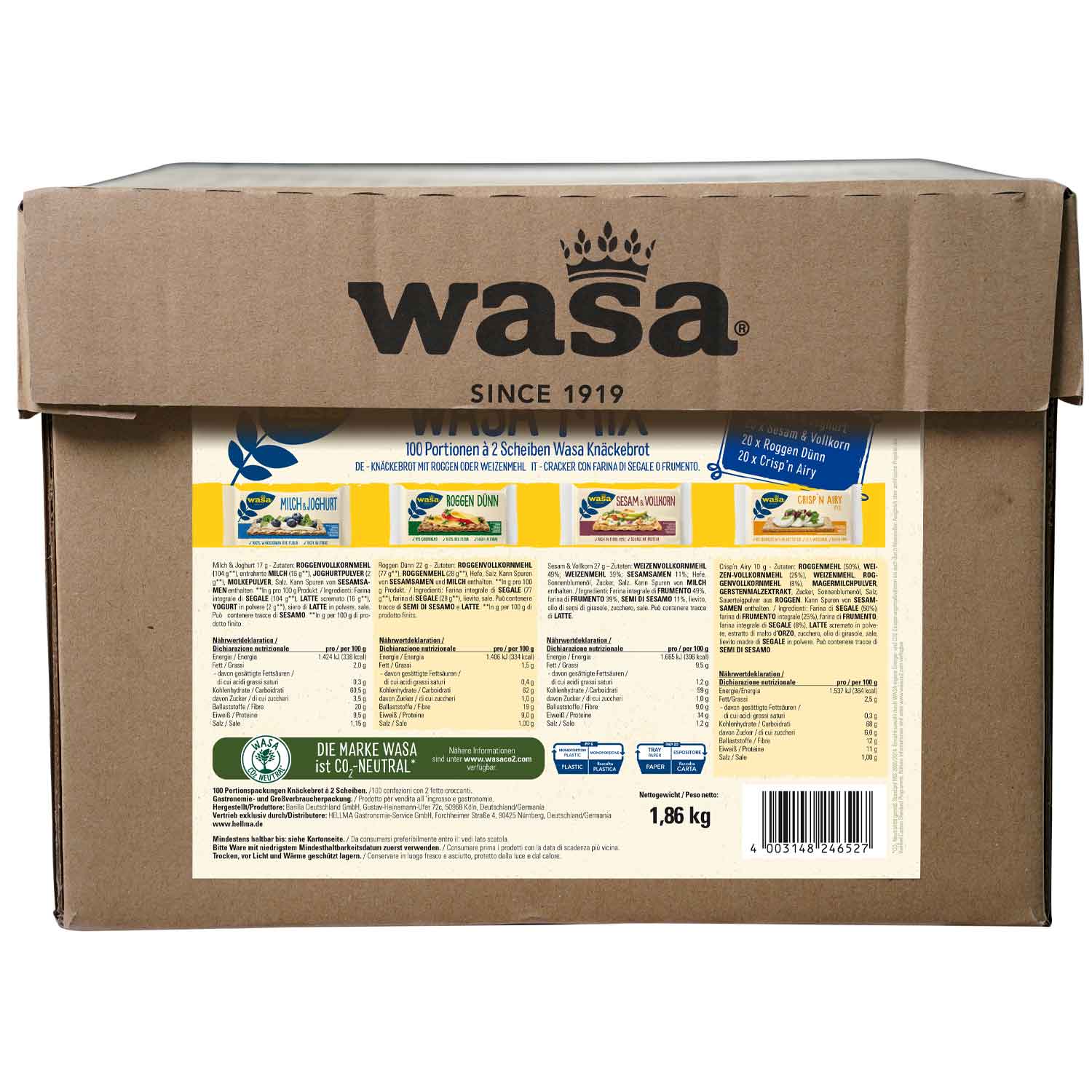 Wasa Knäckebrot Mix 100x2er