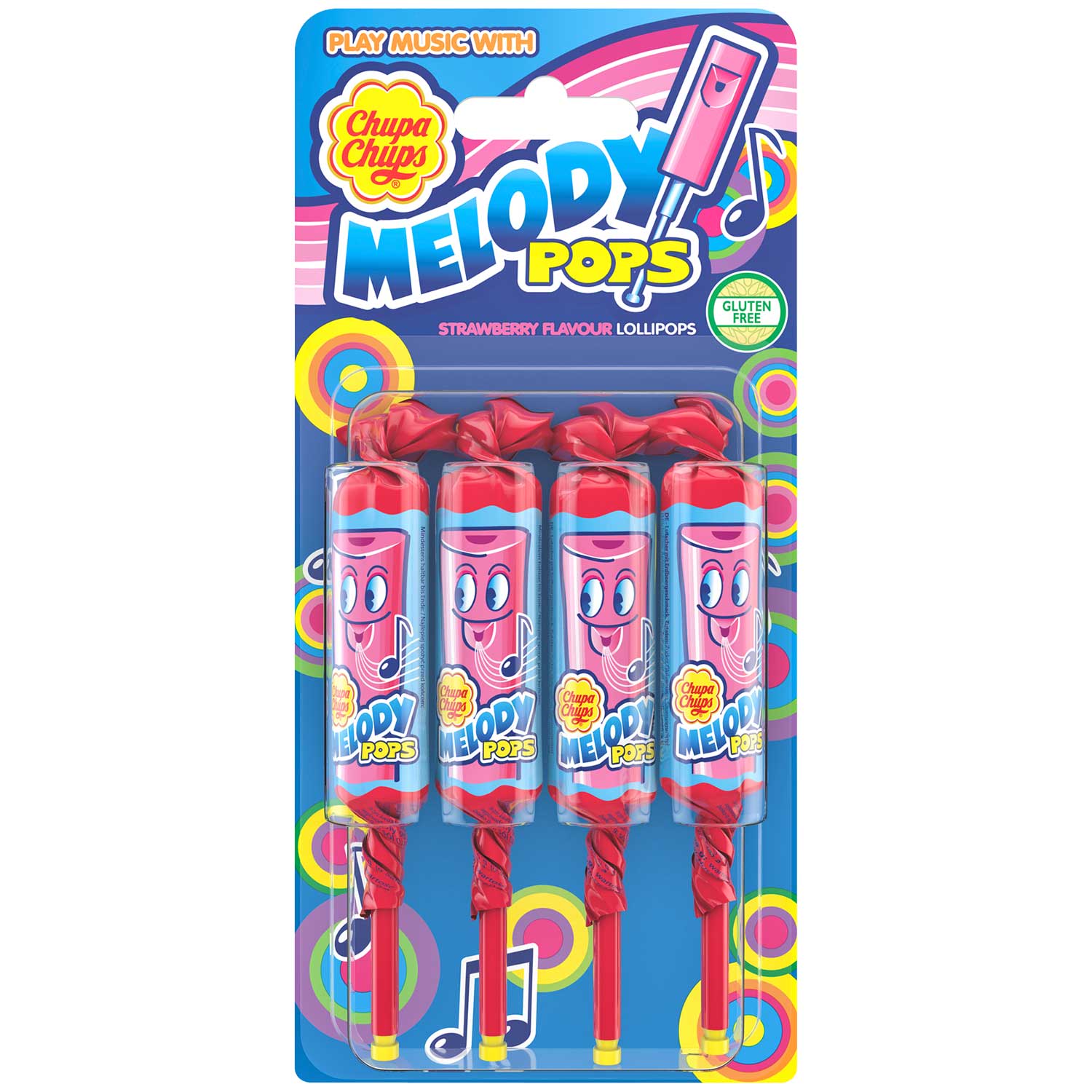 Chupa Chups Melody Pops 4er
