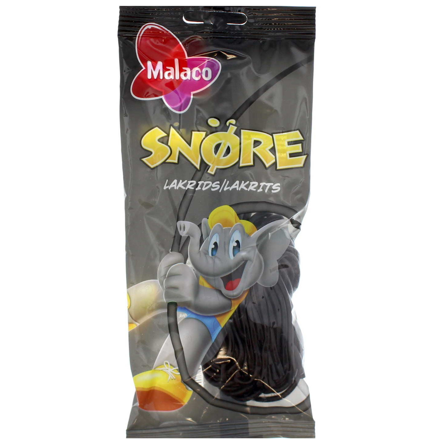 Malaco Snöre Lakrids 94g