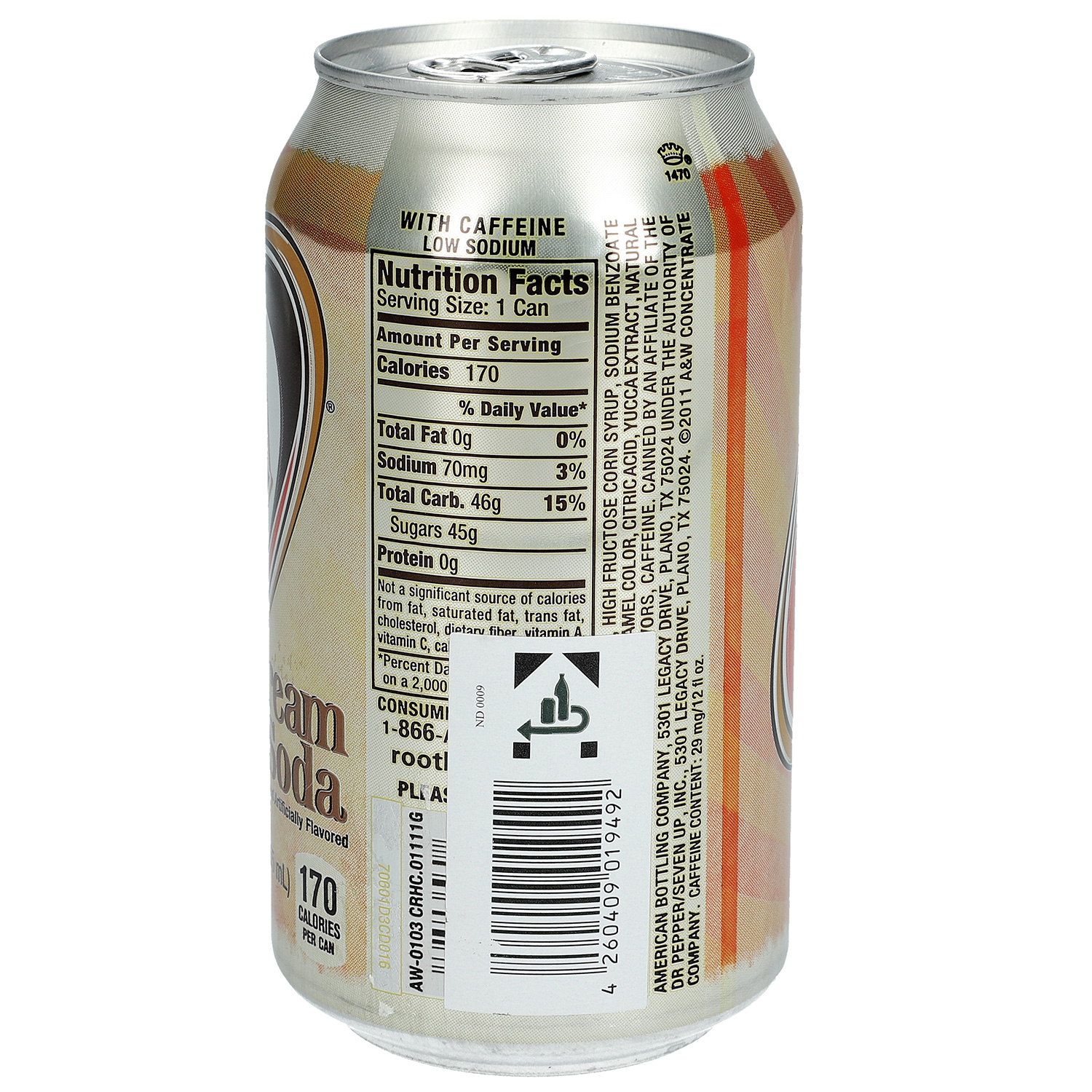 A&W Cream Soda USA 355ml