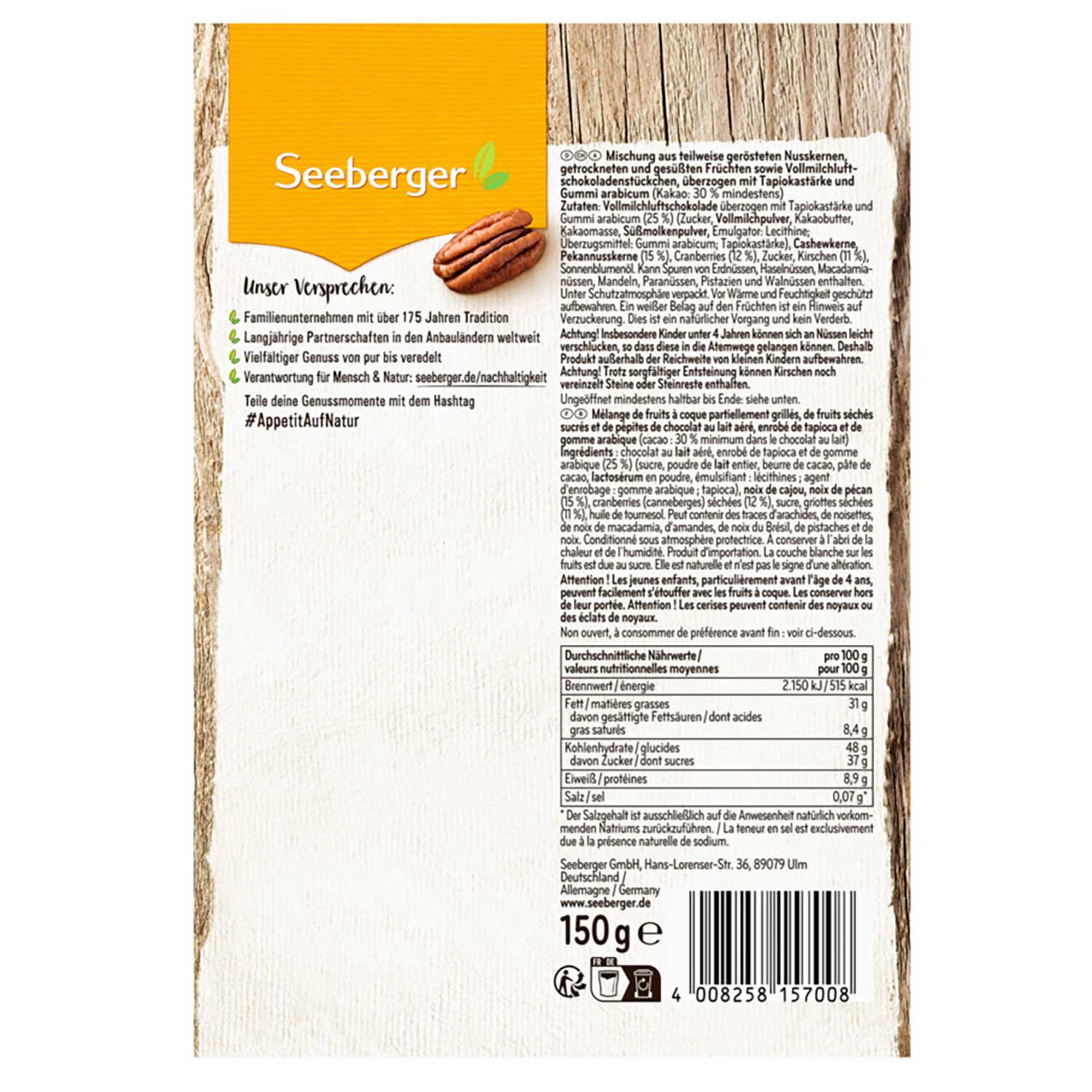 Seeberger Schoko-Mix 150g