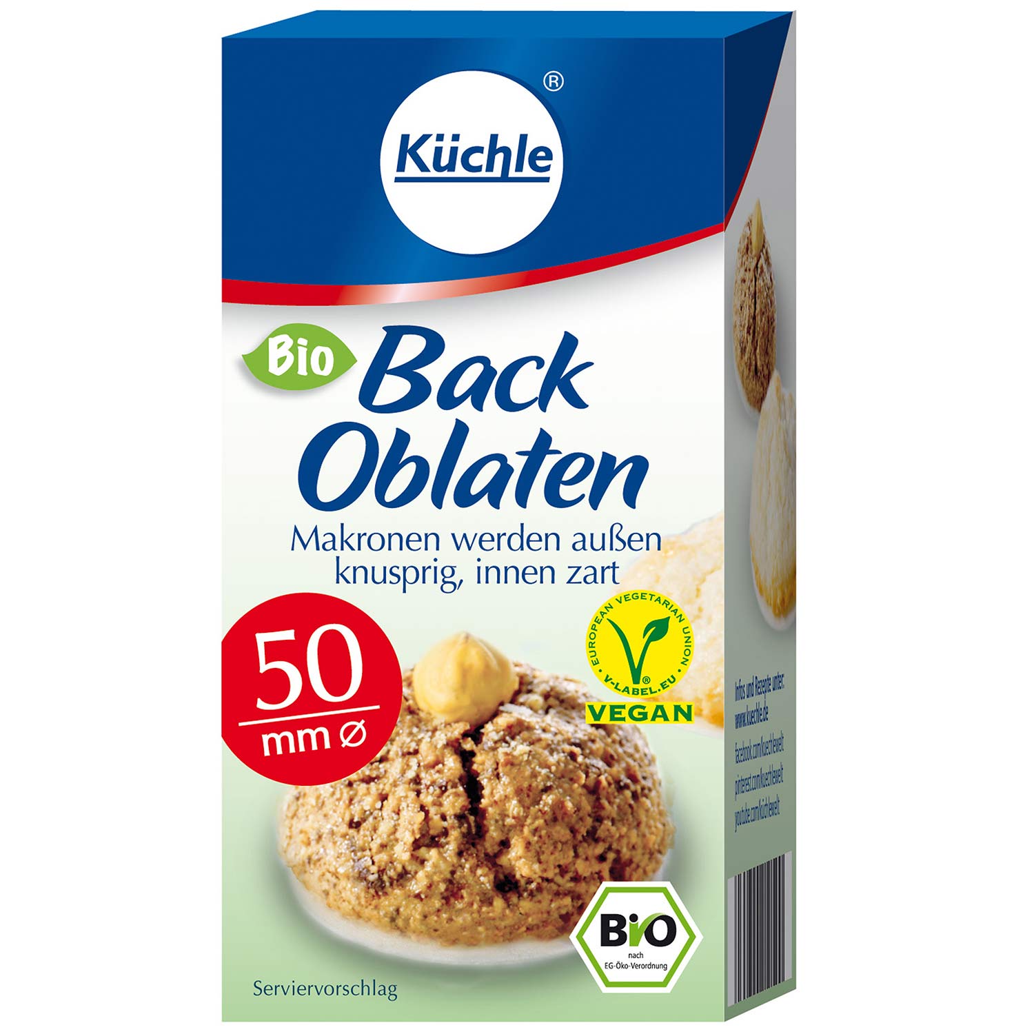 Küchle Back Oblaten Bio 50mm