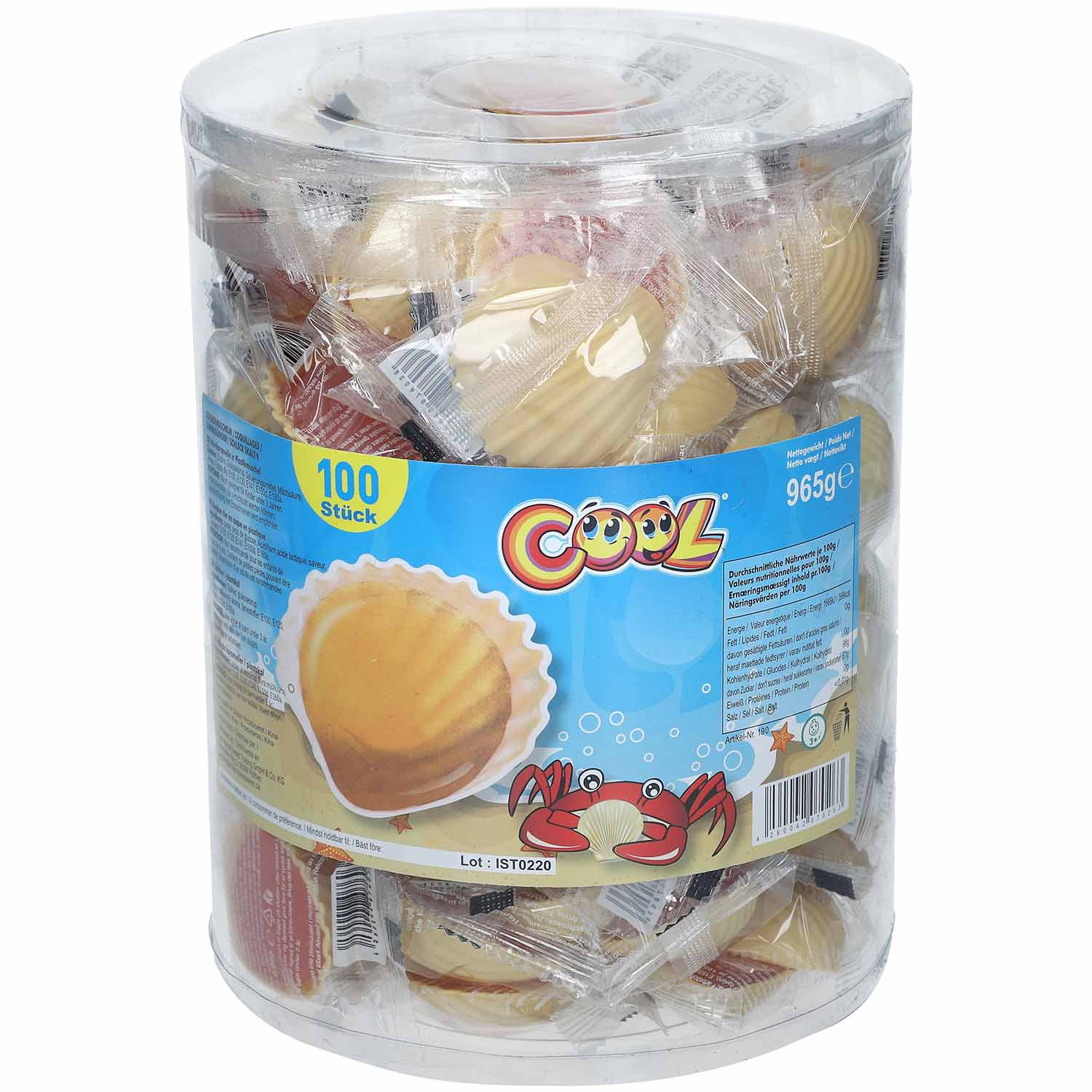 Cool Schleckmuscheln Dose 100er