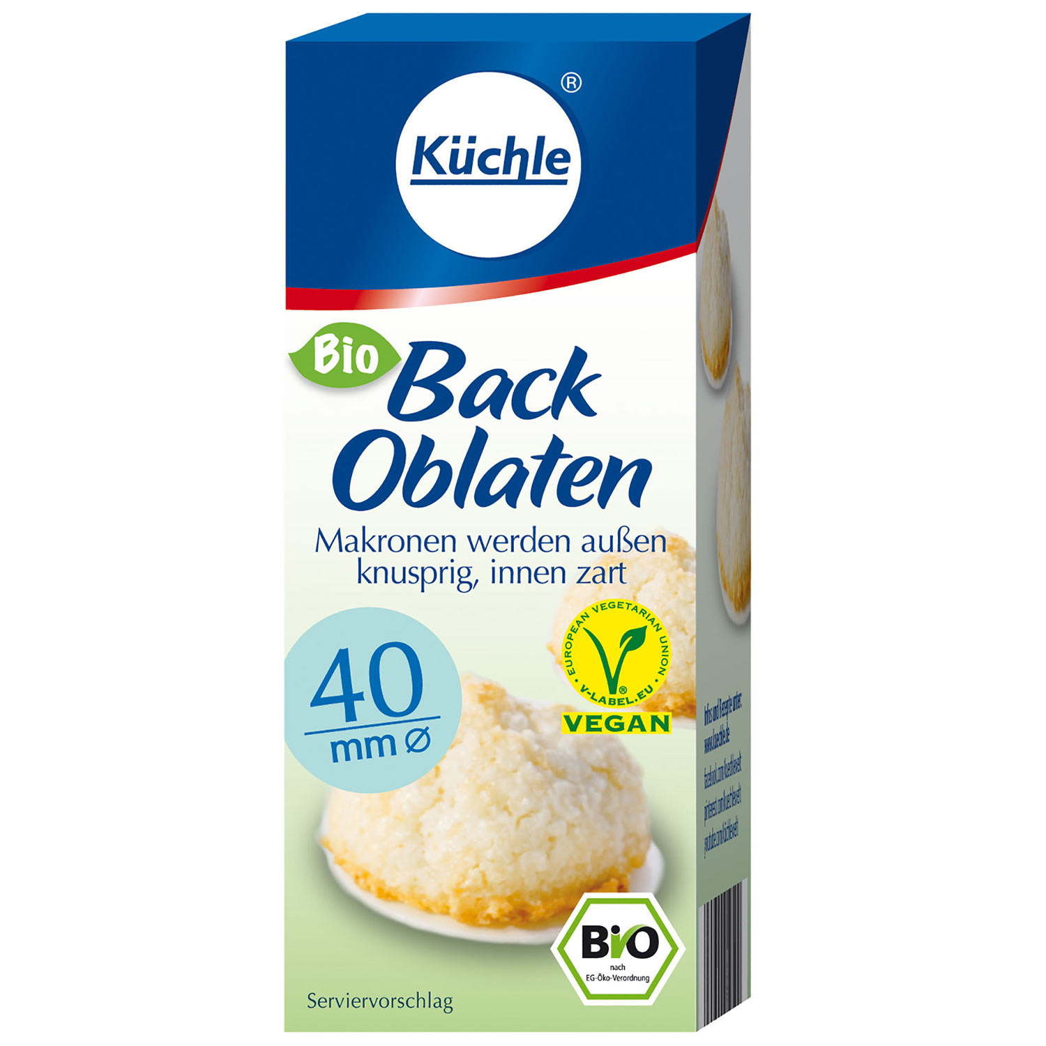 Küchle Back Oblaten Bio 40mm
