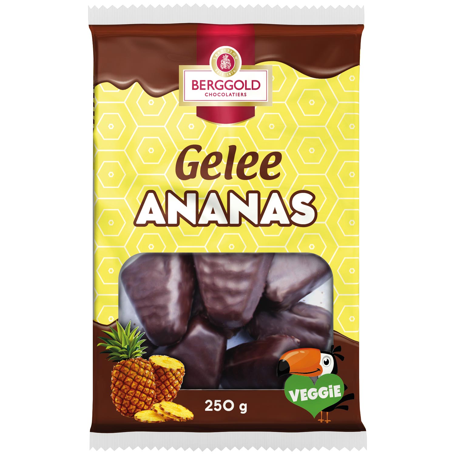 Berggold Gelee Ananas 250g