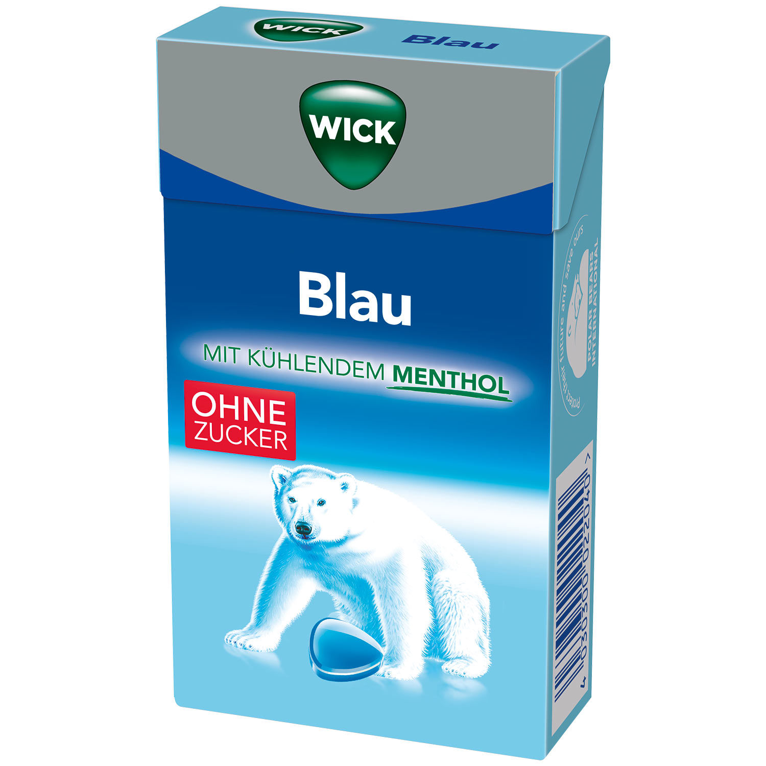Wick Blau ohne Zucker 46g