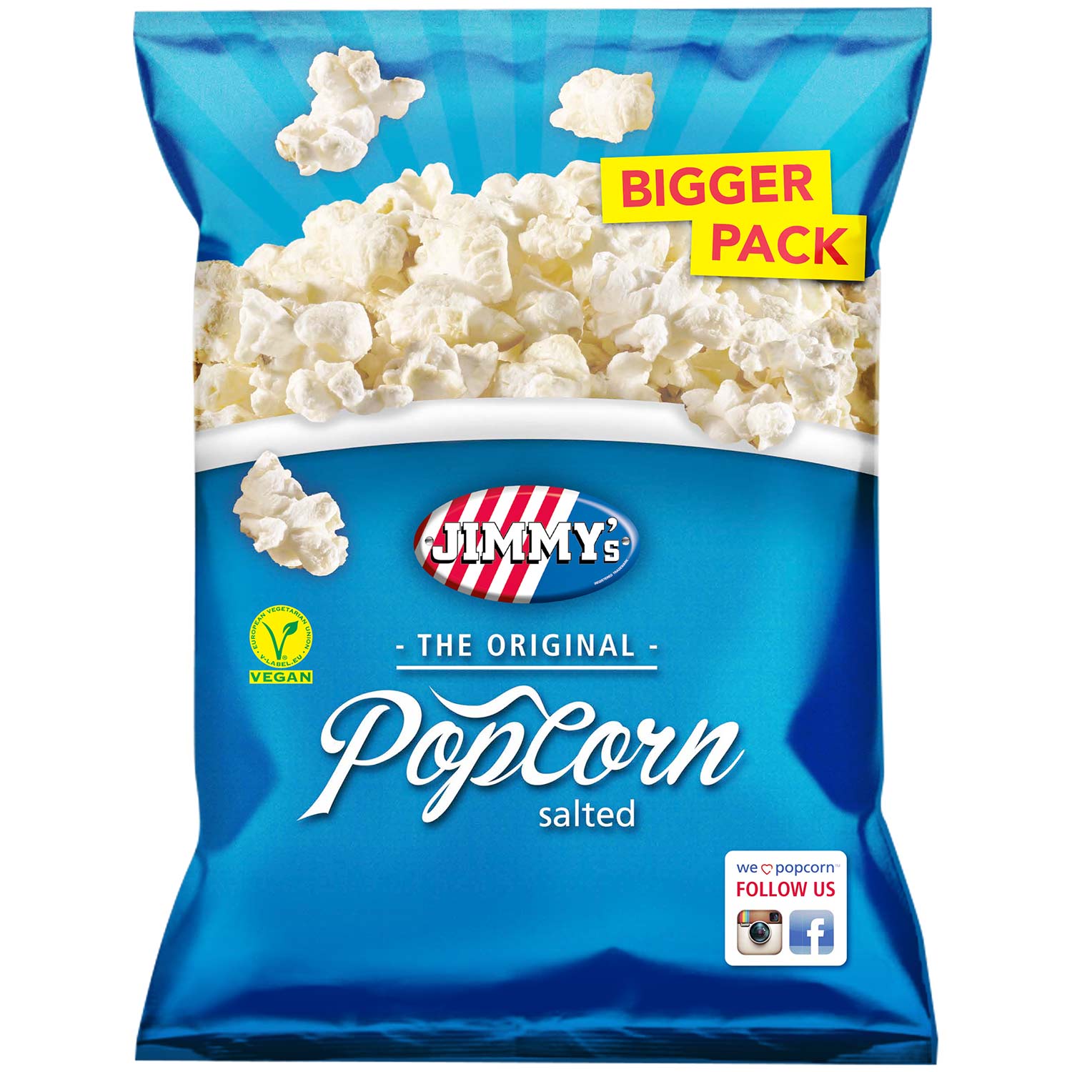 Jimmy's Popcorn Salted 80g