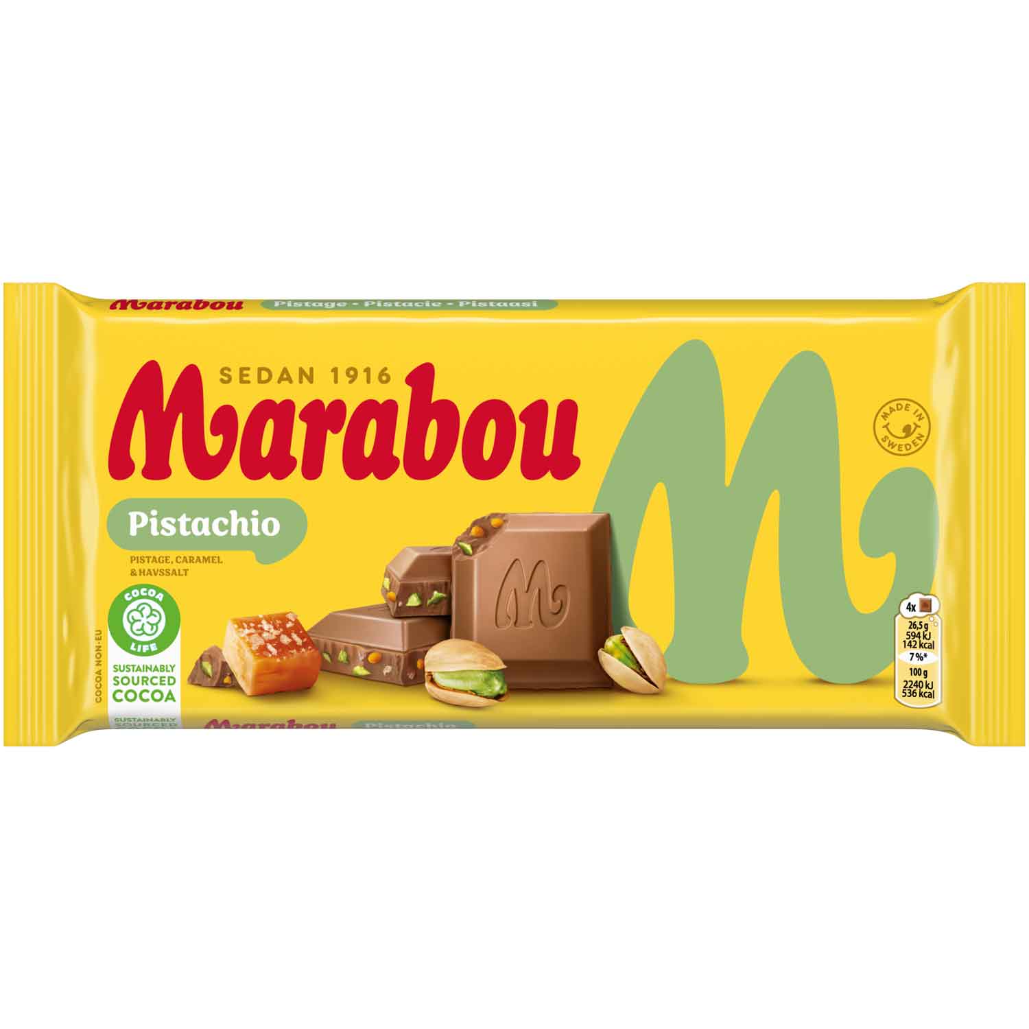 Marabou Pistachio 185g