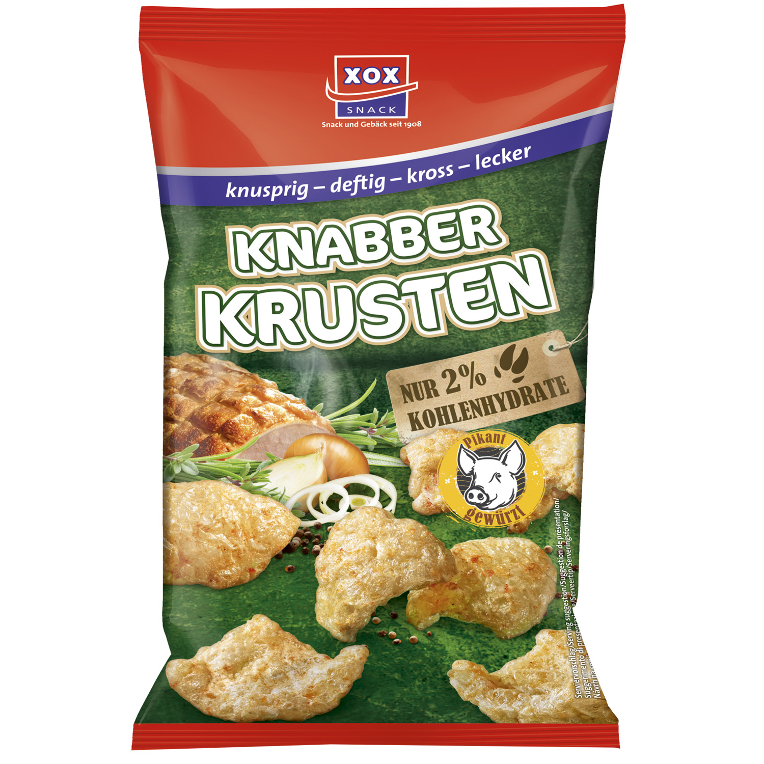 XOX Knabberkrusten 50g