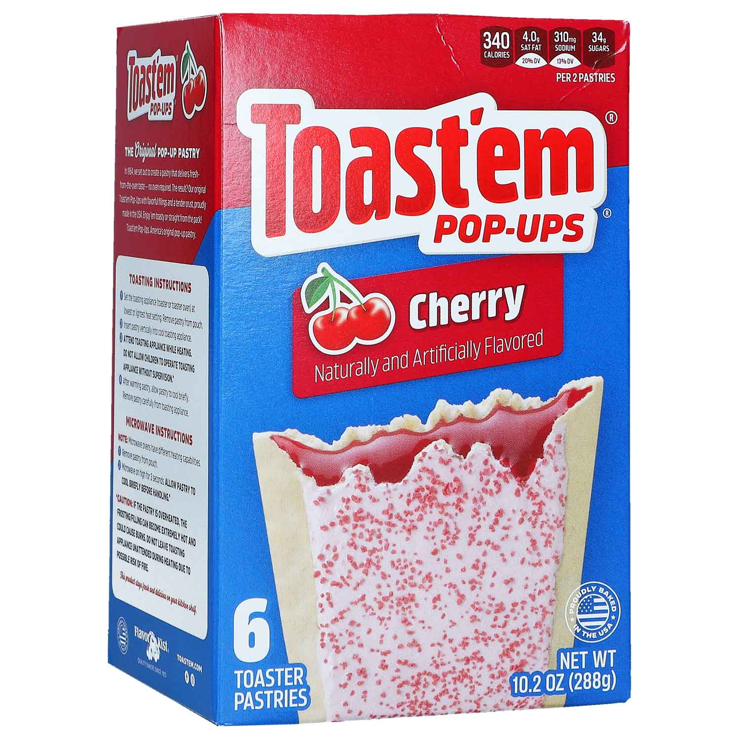Toast'em Pop-Ups Cherry 6er