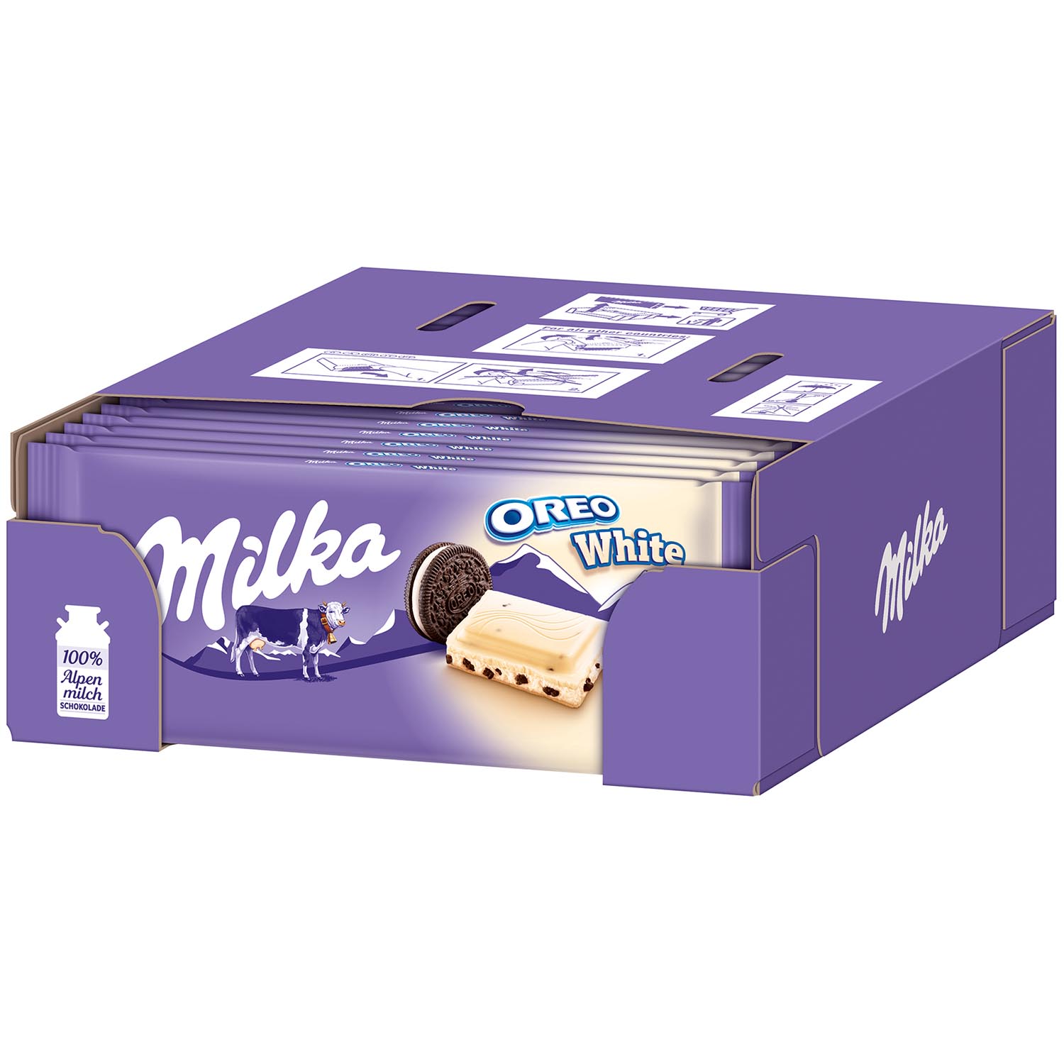 Milka Oreo White 100g