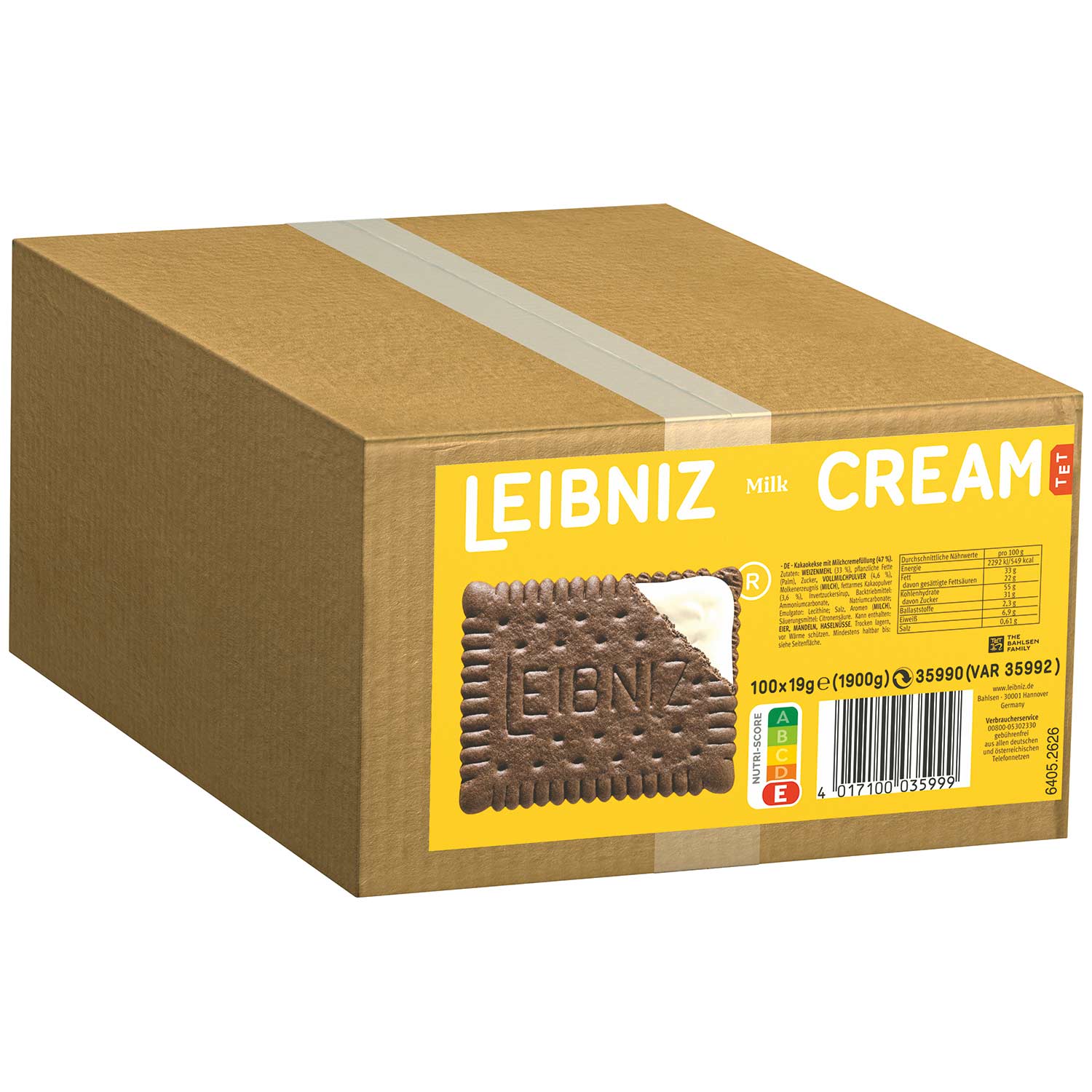 Leibniz Cream Milk 100er