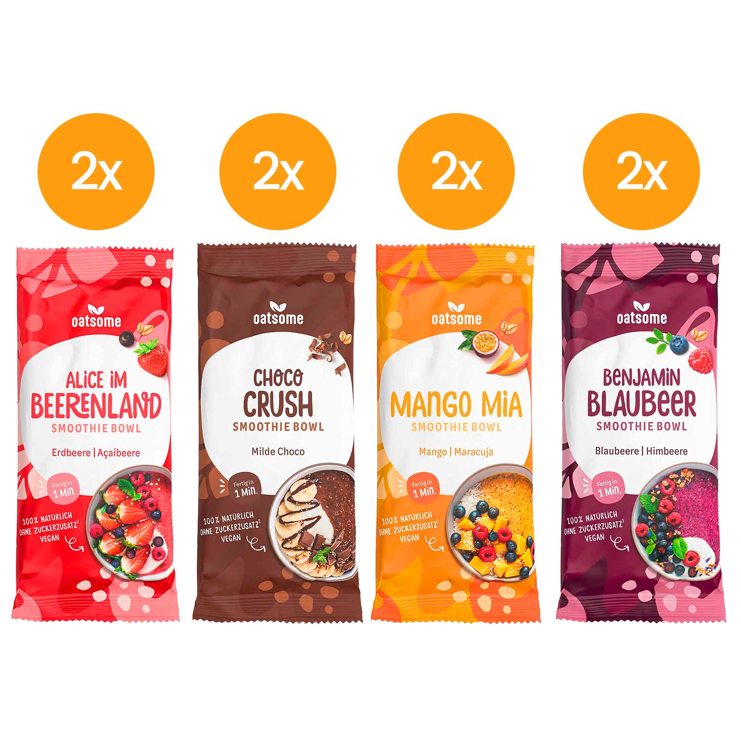 Oatsome Smoothie Bowl Mix 8er