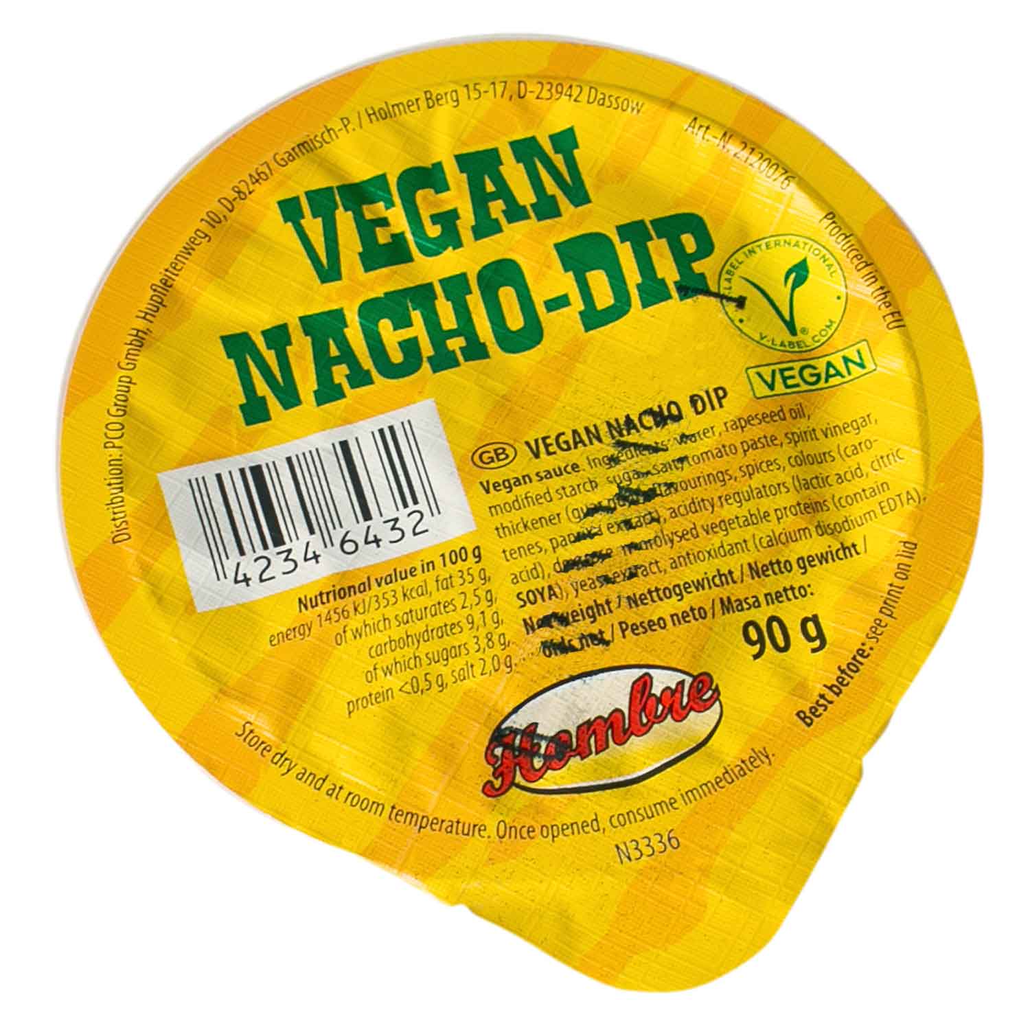 Hombre Vegan Nacho-Dip 90g
