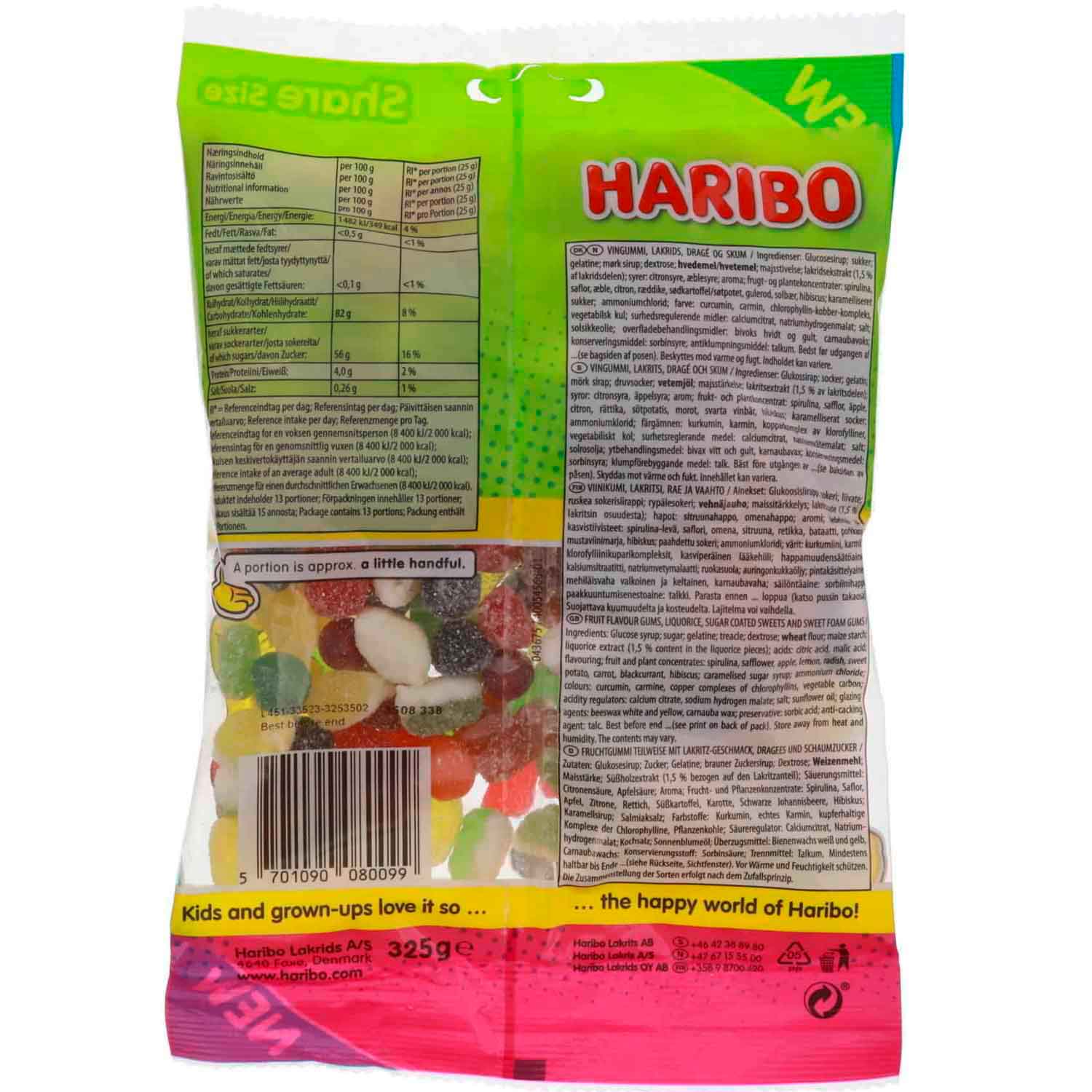 Haribo Click Mix Sour 325g