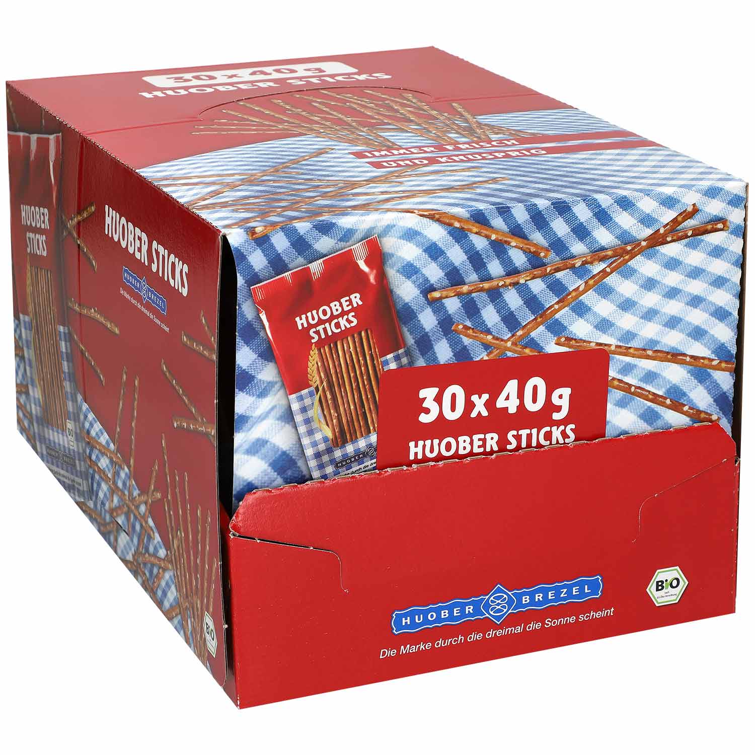 Huober Brezel Sticks Bio 30x40g