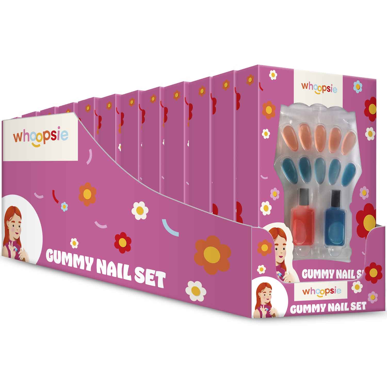 Whoopsie Gummy Nail Set 66g