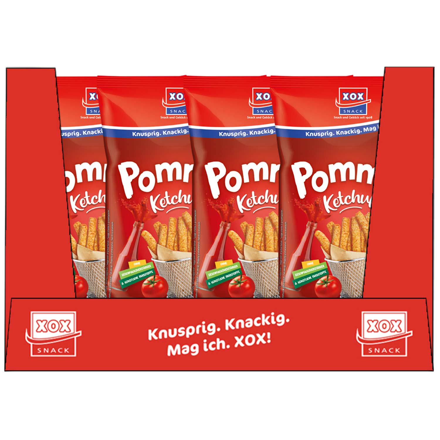 XOX Pommes Ketchup 24x25g