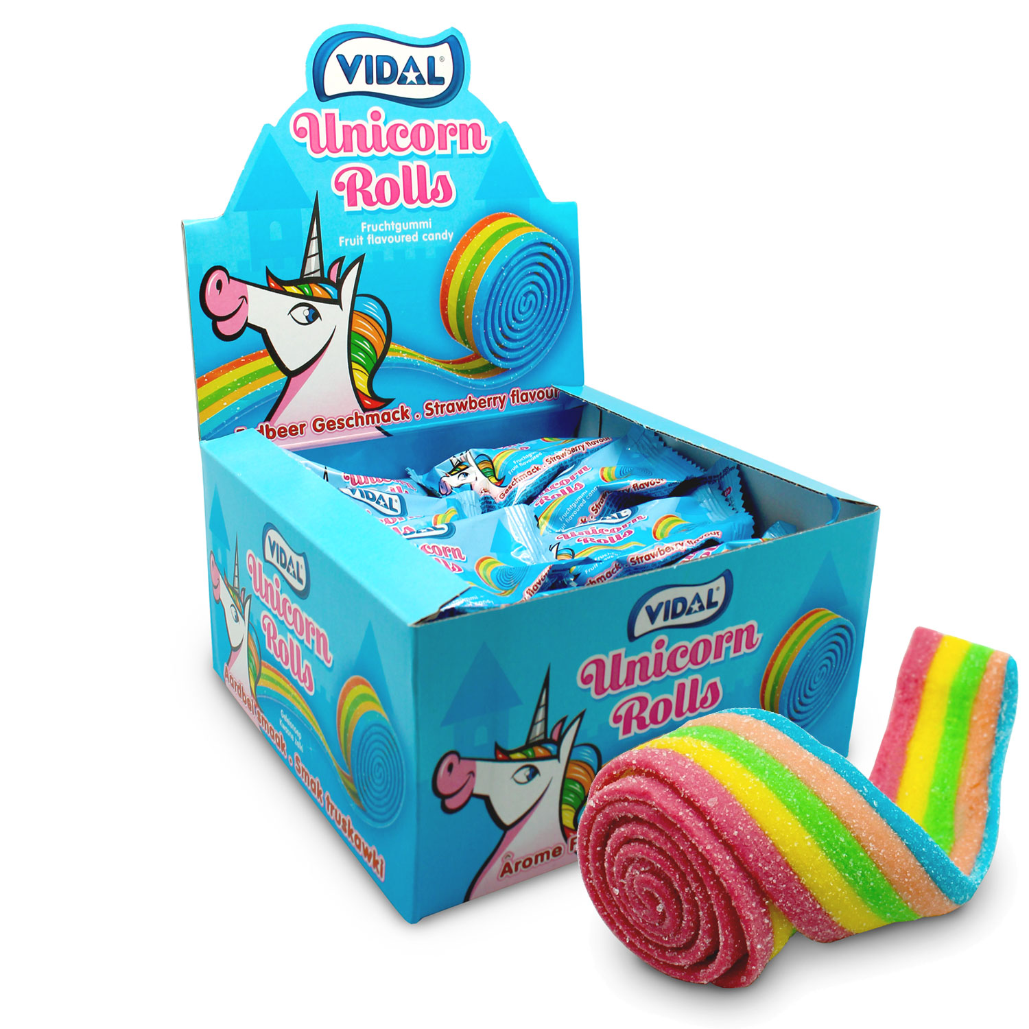 Vidal Unicorn Rolls 24x19g