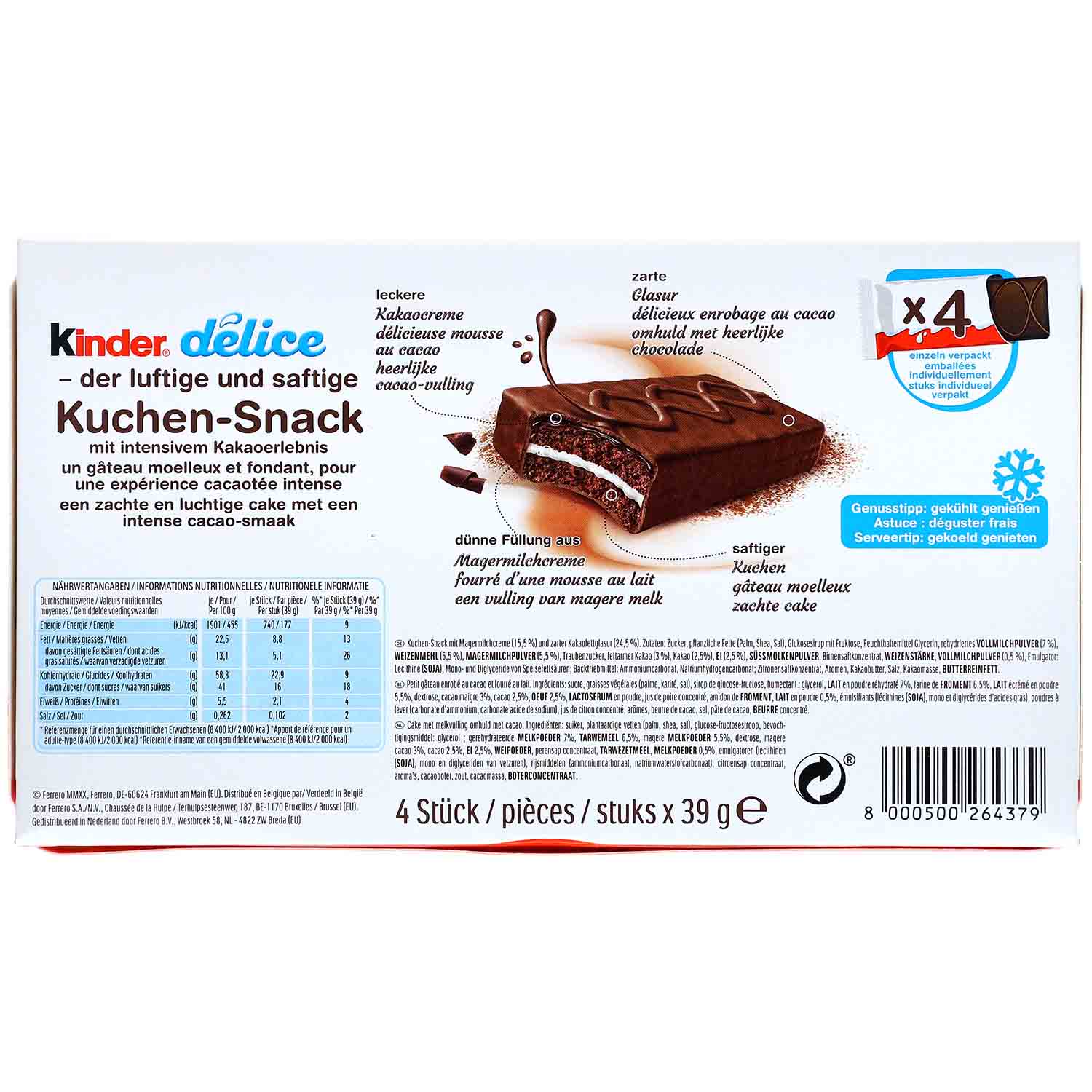 kinder Délice 4er