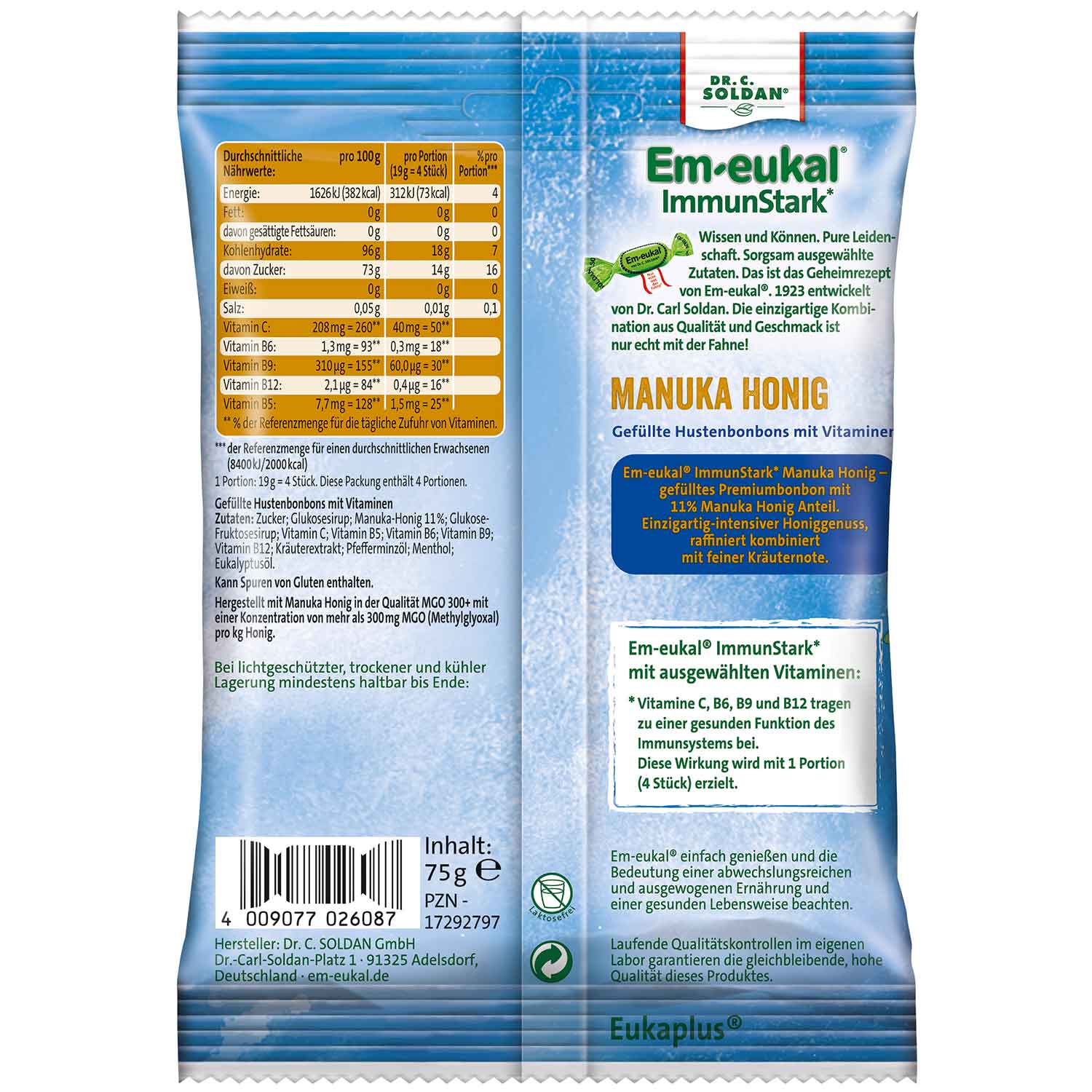 Em-eukal Manuka Honig 75g