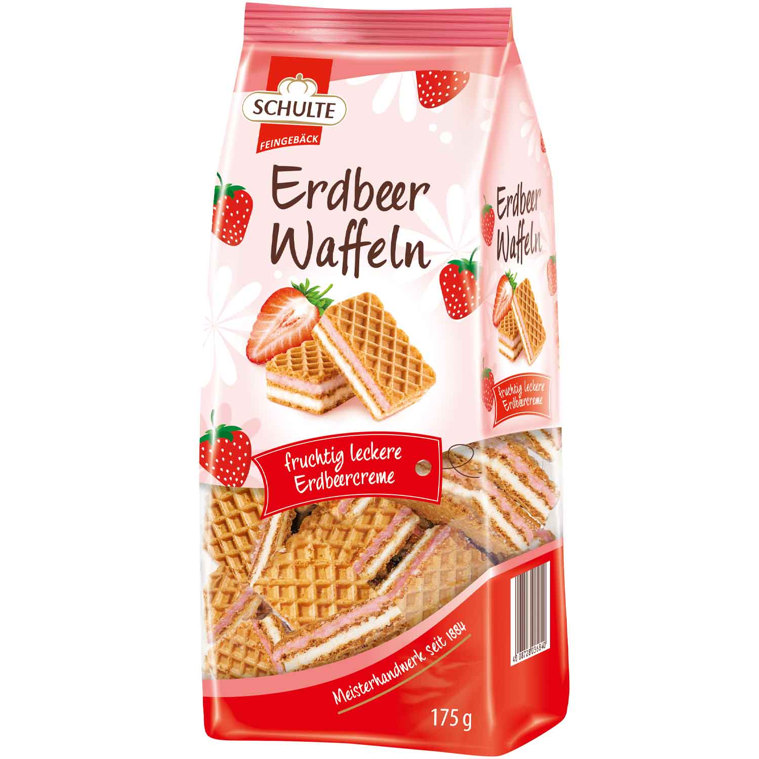 Schulte Erdbeer Waffeln 175g