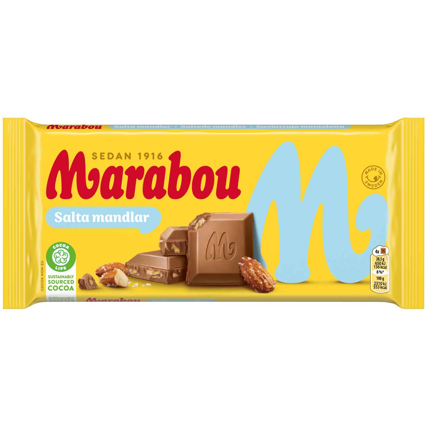 Marabou Salta Mandlar 200g