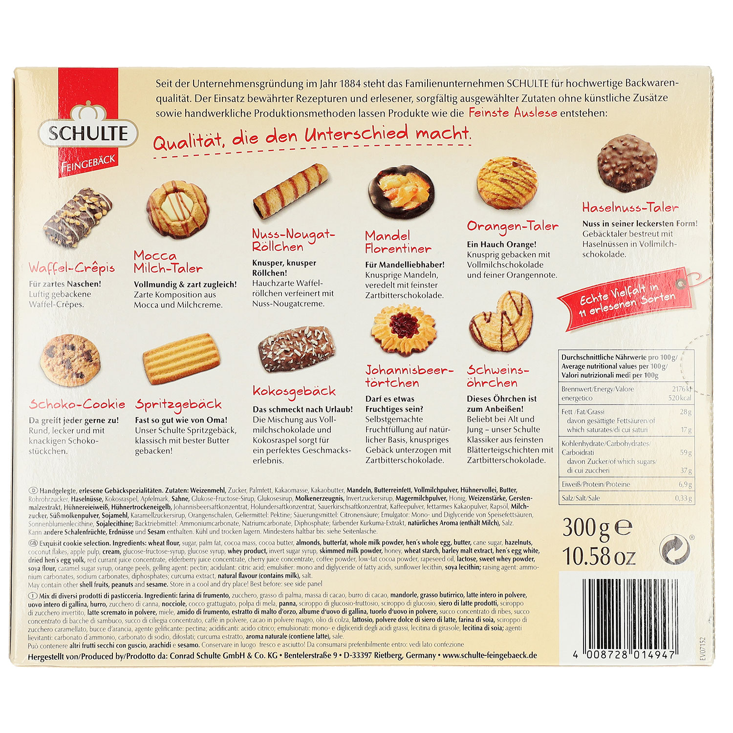 Schulte Feinste Auslese 300g